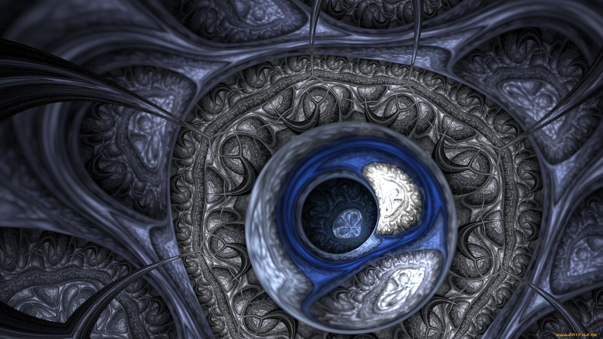 3д, графика, fractal, фракталы, фрактал