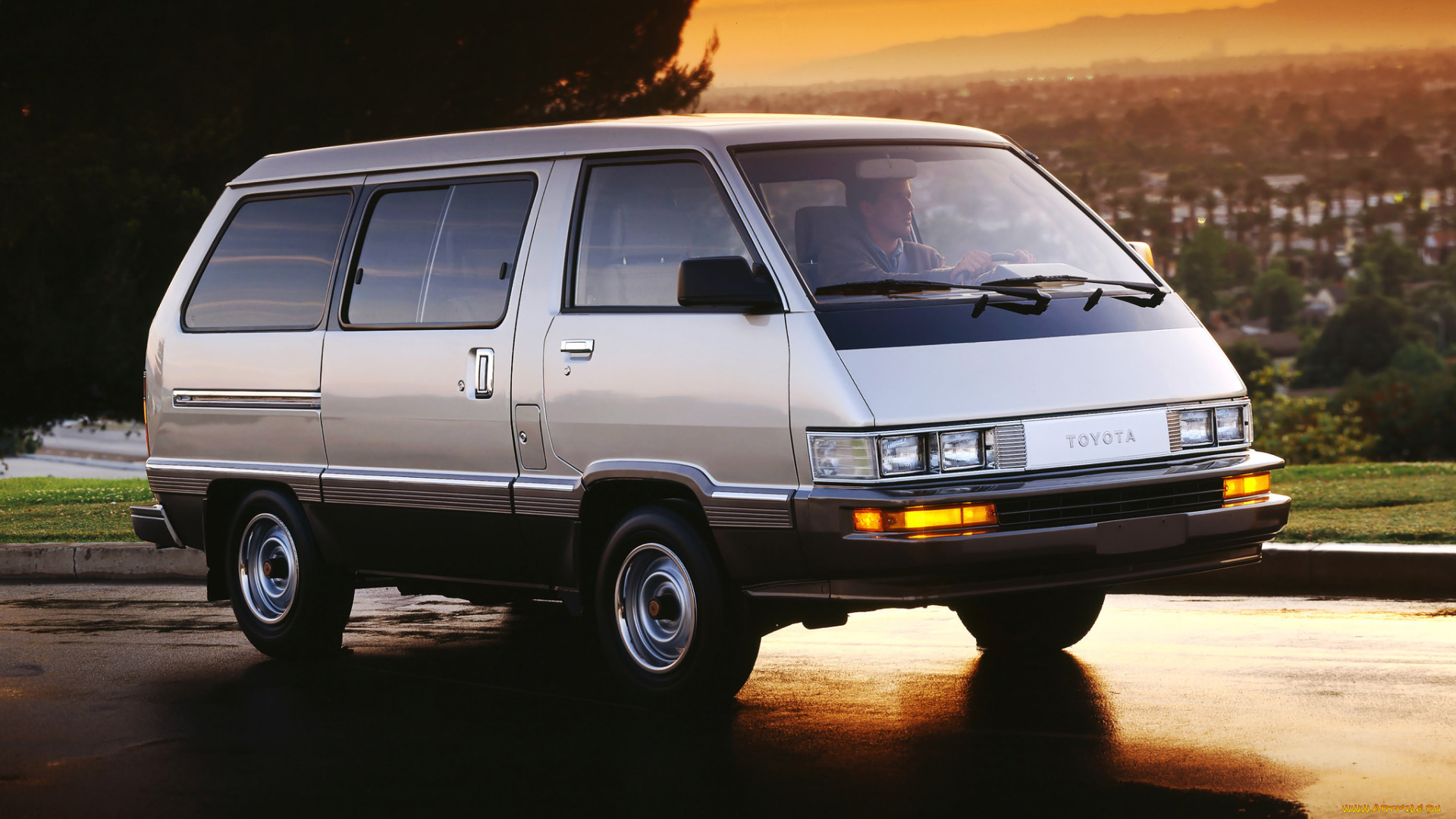 автомобили, toyota, van