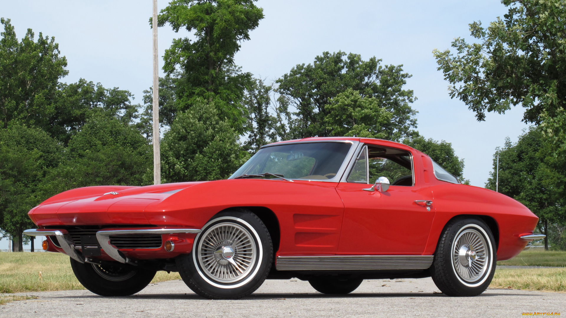 corvette, sting, ray, автомобили