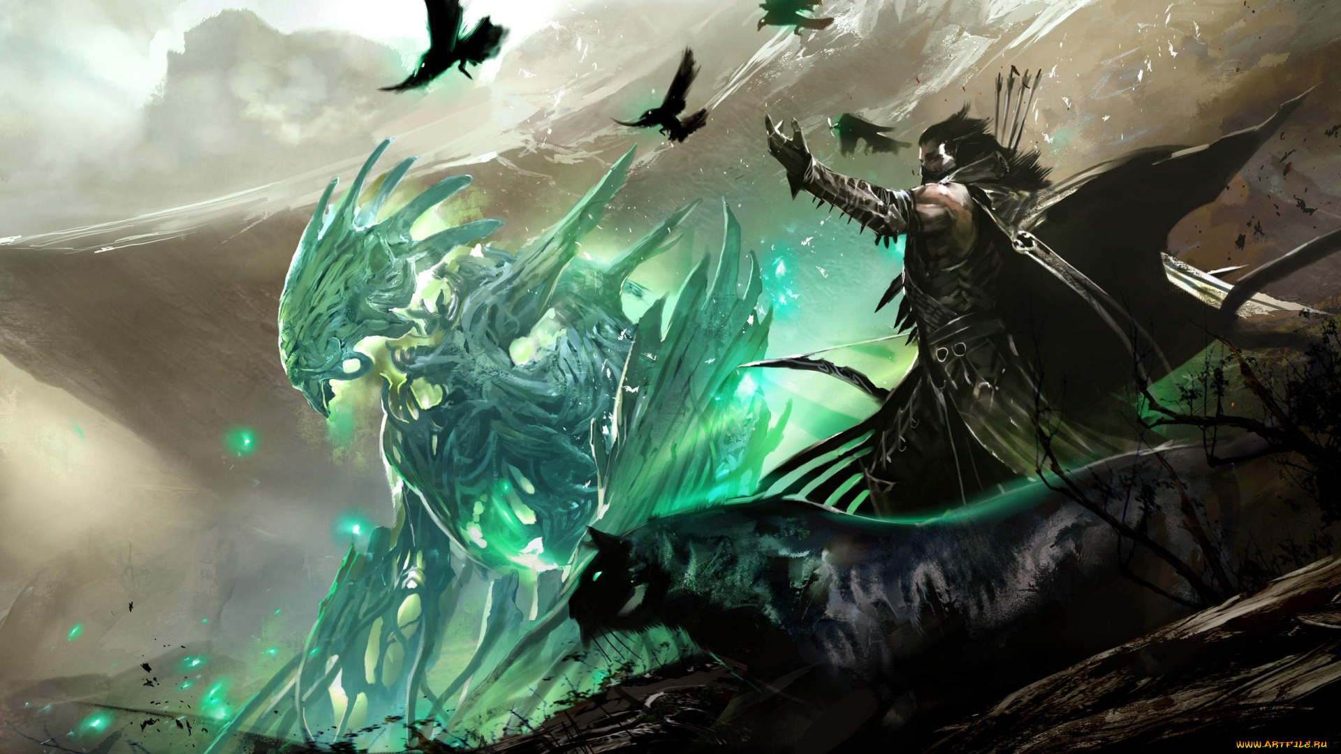 guild, wars, видео, игры, магия