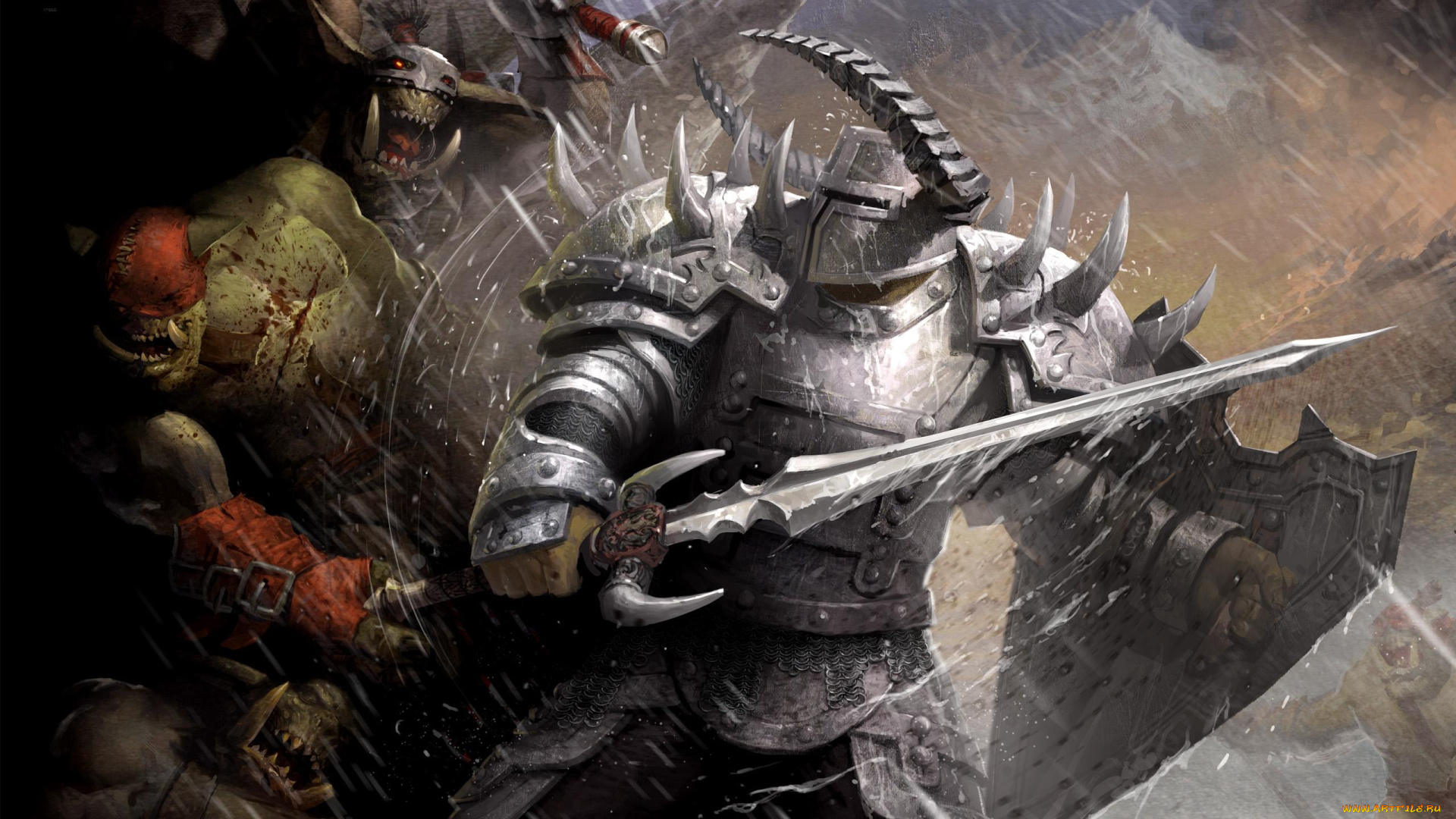hellbreed, видео, игры, чудовища, сражение, меч, доспехи