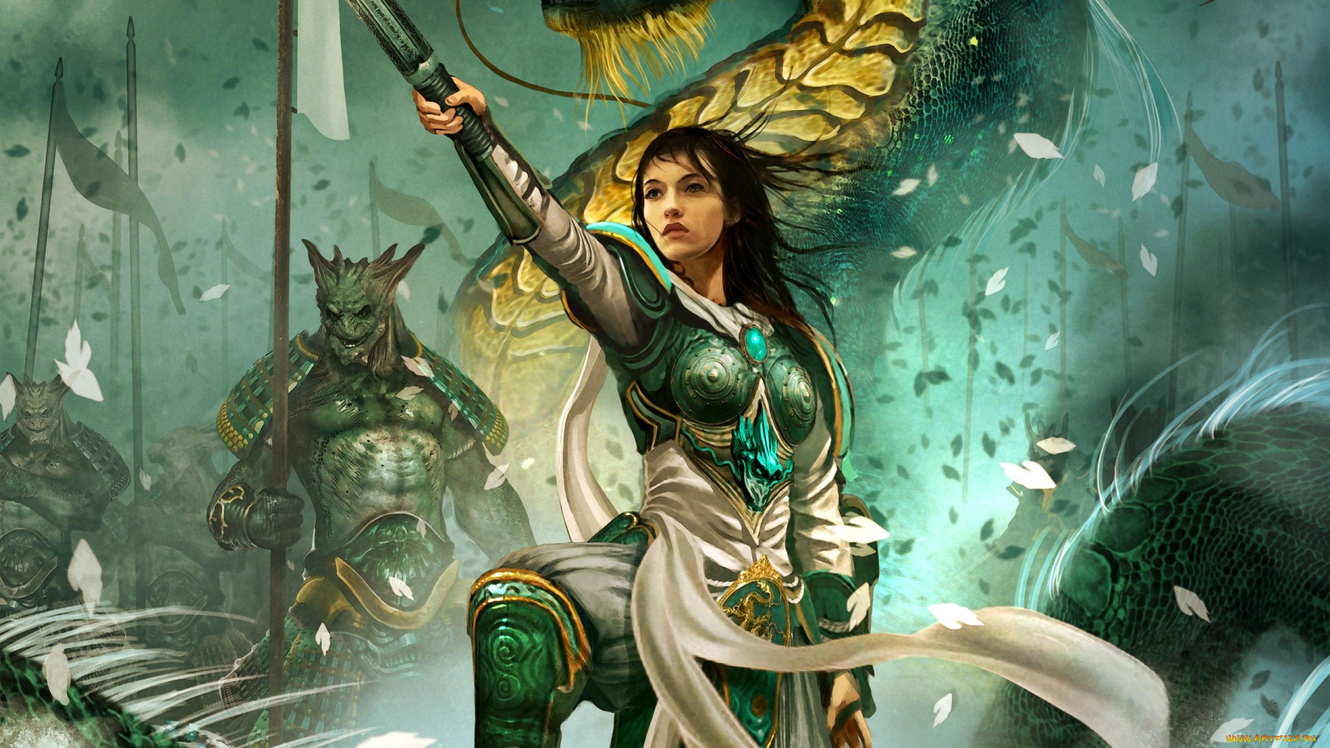 might, magic, heroes, vi, видео, игры, of, and, чудовище, девушка, дракон