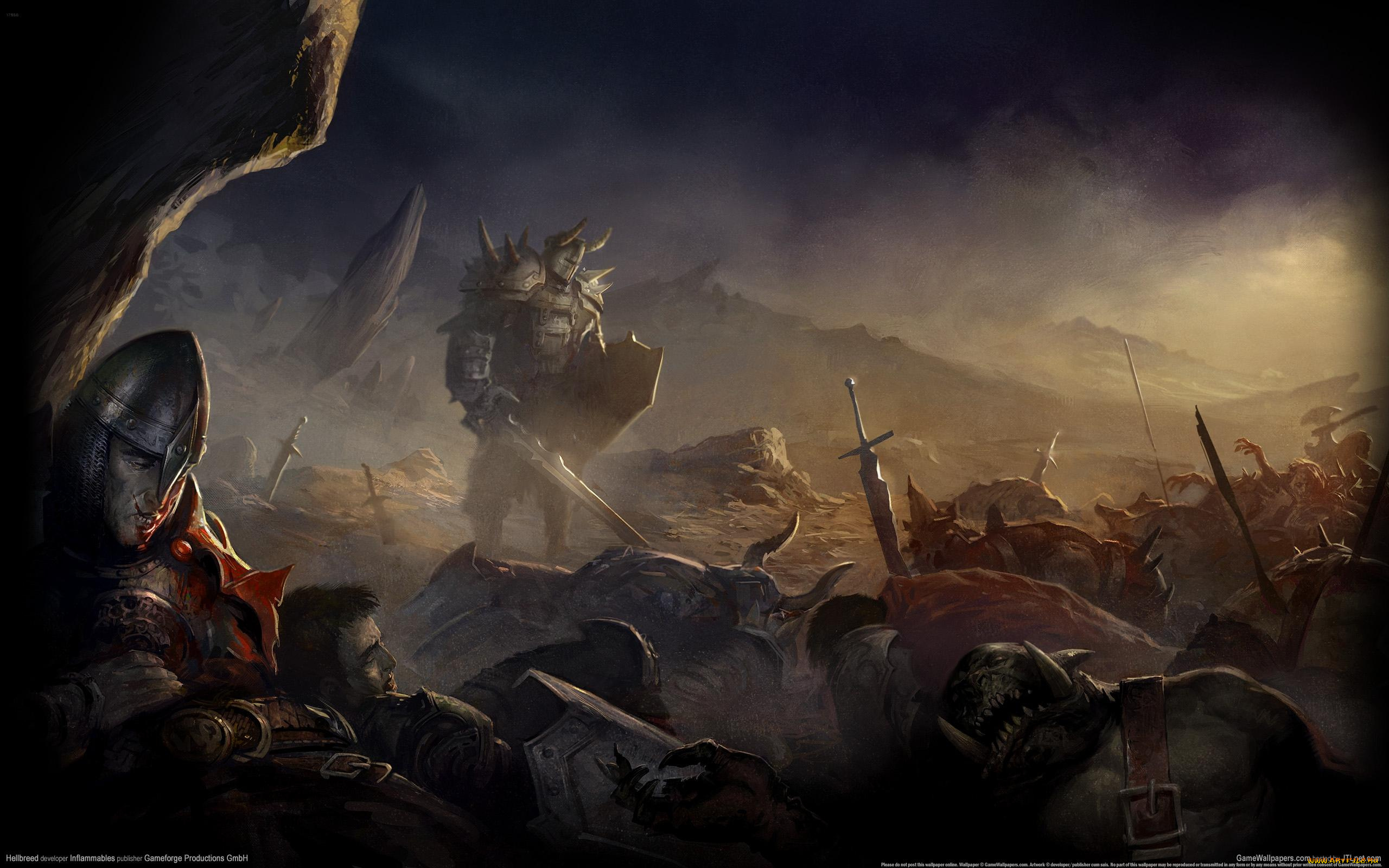 hellbreed, видео, игры, трупы, люди, сражение