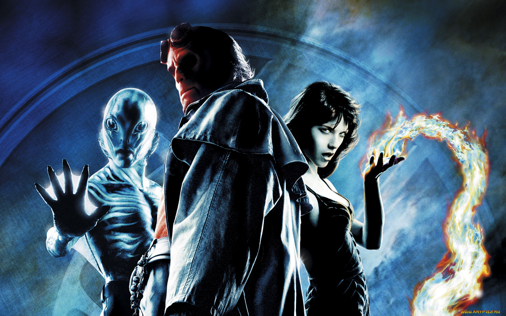 хеллбой, герой, из, пекла, кино, фильмы, hellboy