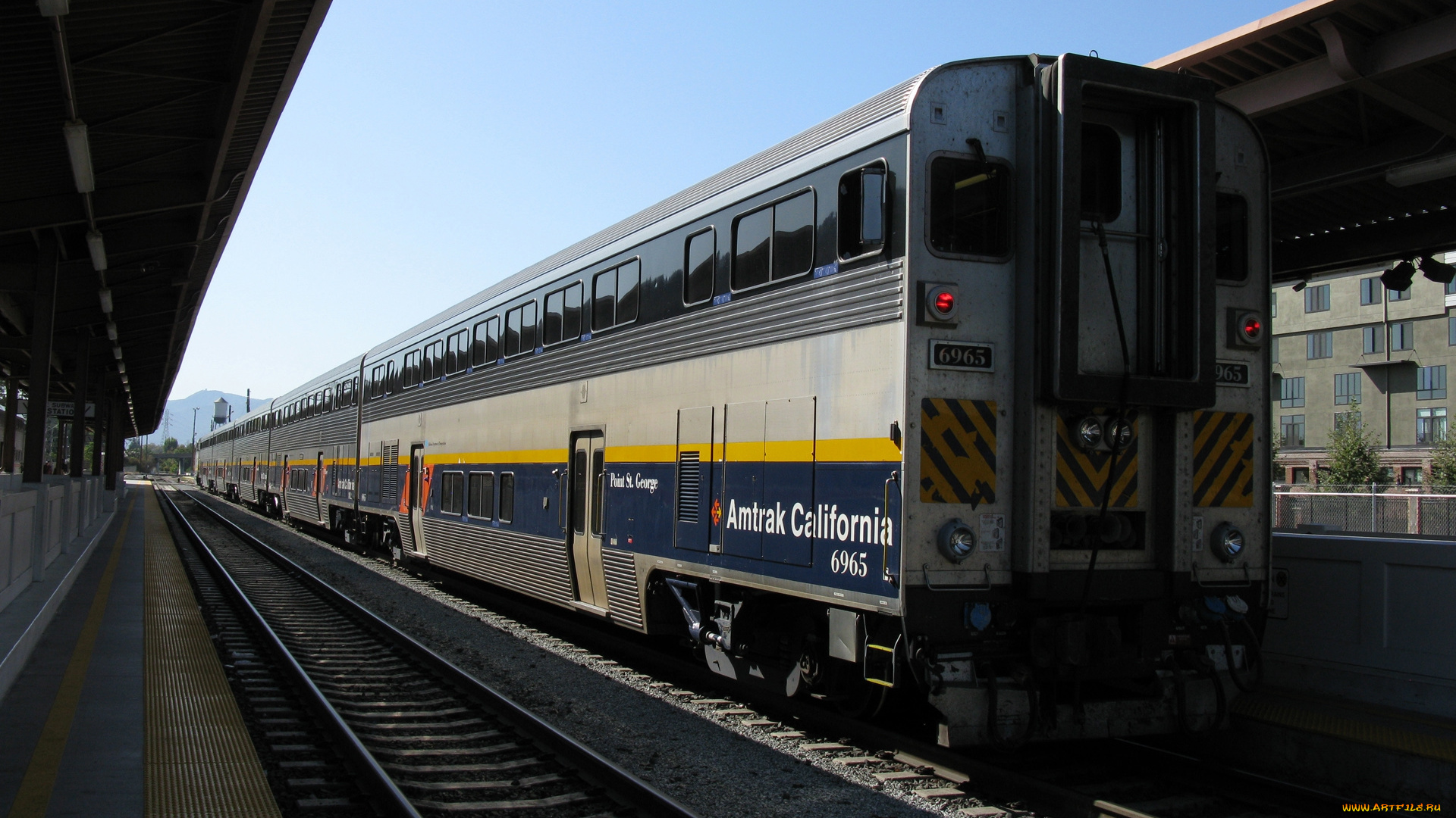 amtrak, техника, поезда, поезд, состав, вагоны, рельсы