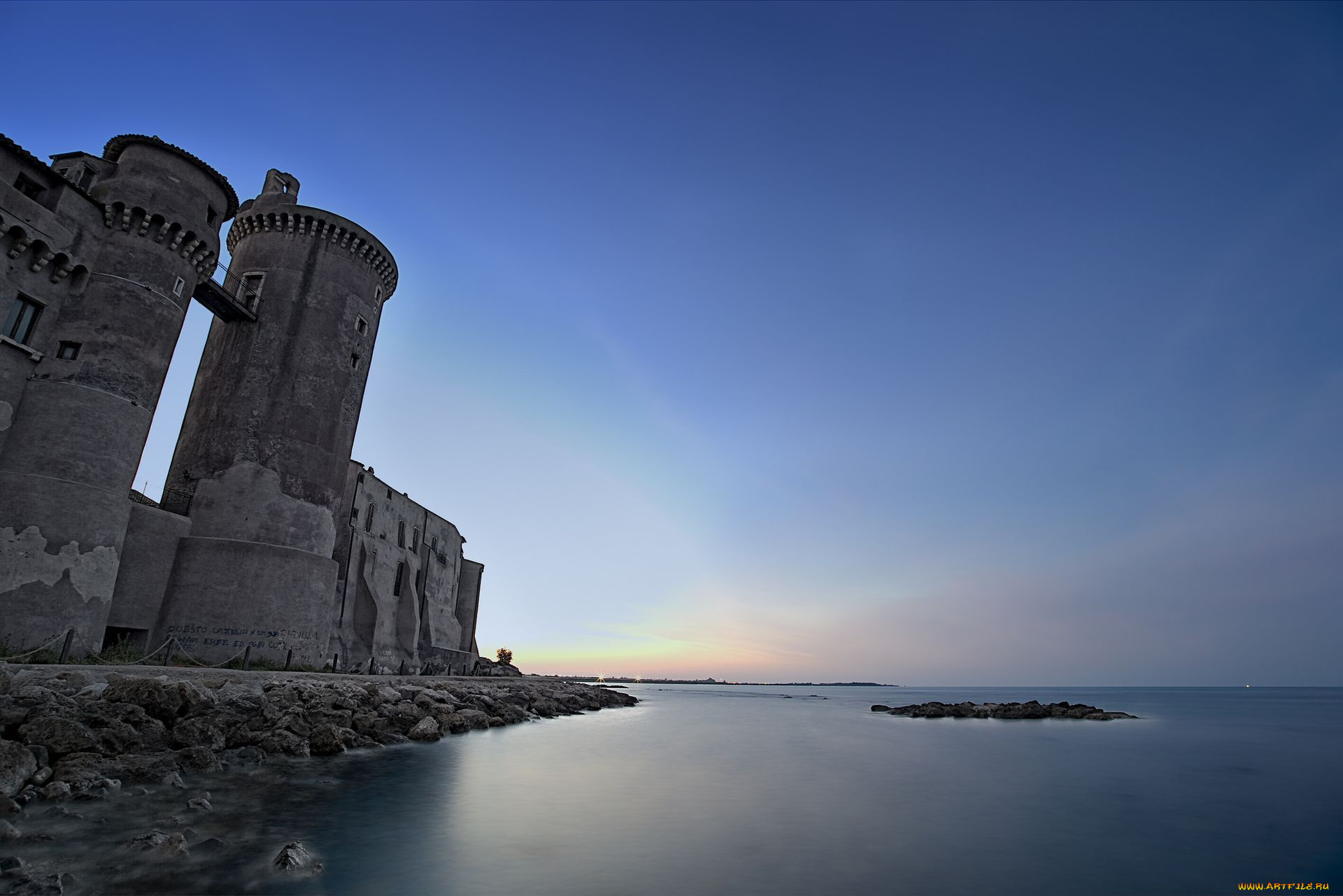 santa, severa, castle, italy, города, дворцы, замки, крепости, море