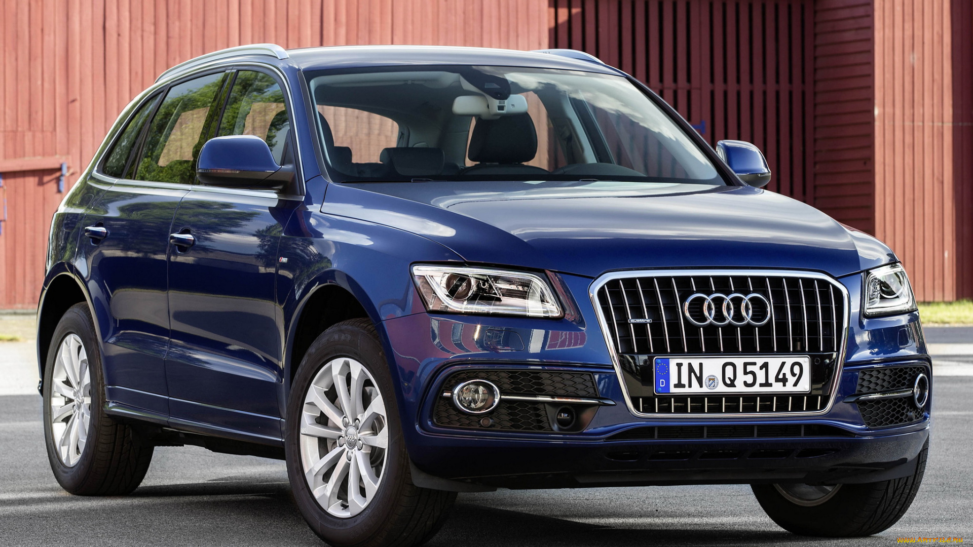 автомобили, audi, quattro, q5, синий, 2-0, tdi, s-line, 8r