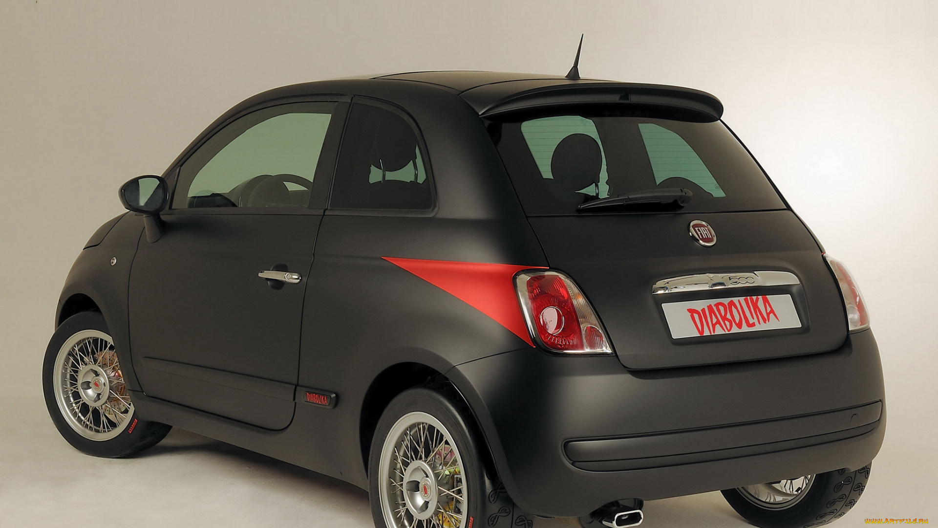 автомобили, fiat, темный, diabolika, 500, studiotorino