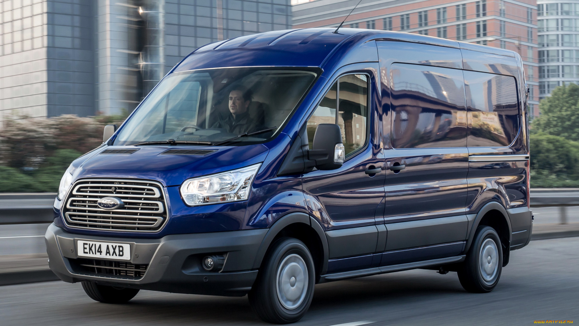 автомобили, ford, синий, 2014г, uk-spec, l2h2, van, transit