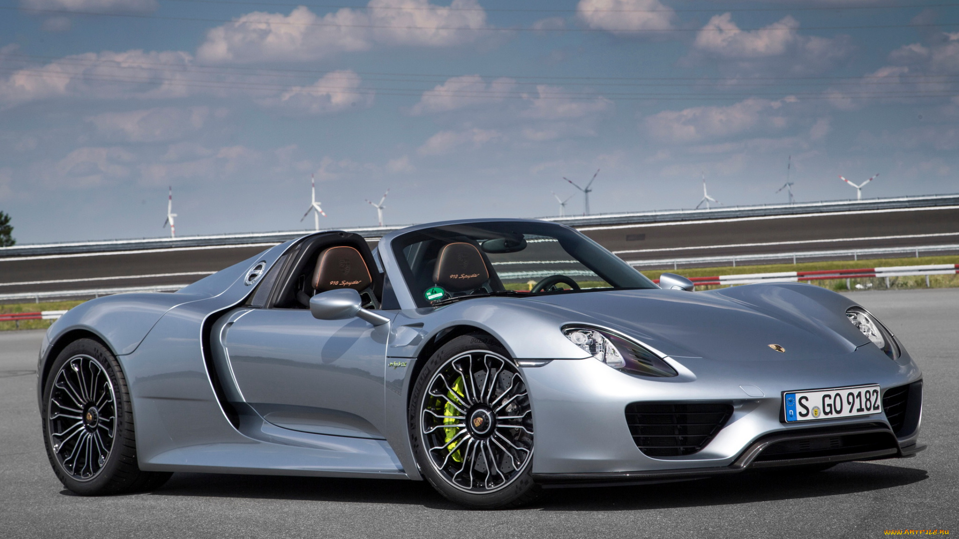 автомобили, porsche, 2014г, spyder, 918