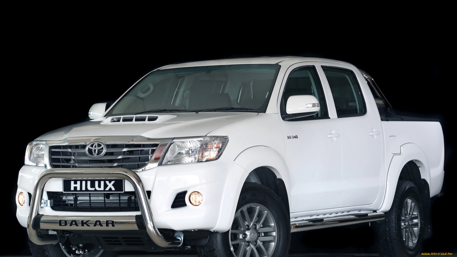 автомобили, toyota, cab, double, dakar, hilux, светлый, 2014г