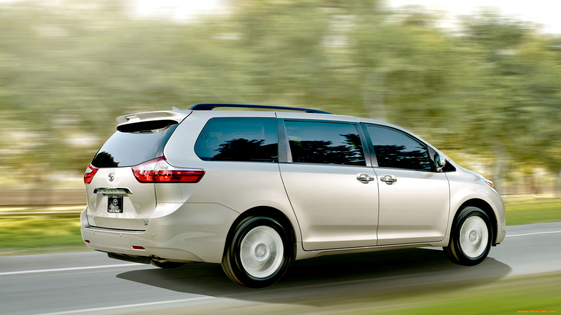 автомобили, toyota, sienna, 2015г