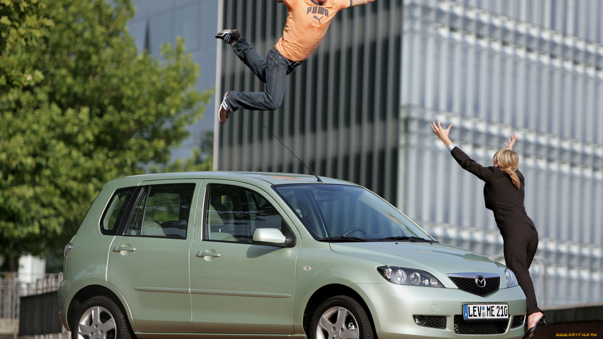 разное, компьютерный, дизайн, mazda, девушка, мужчина