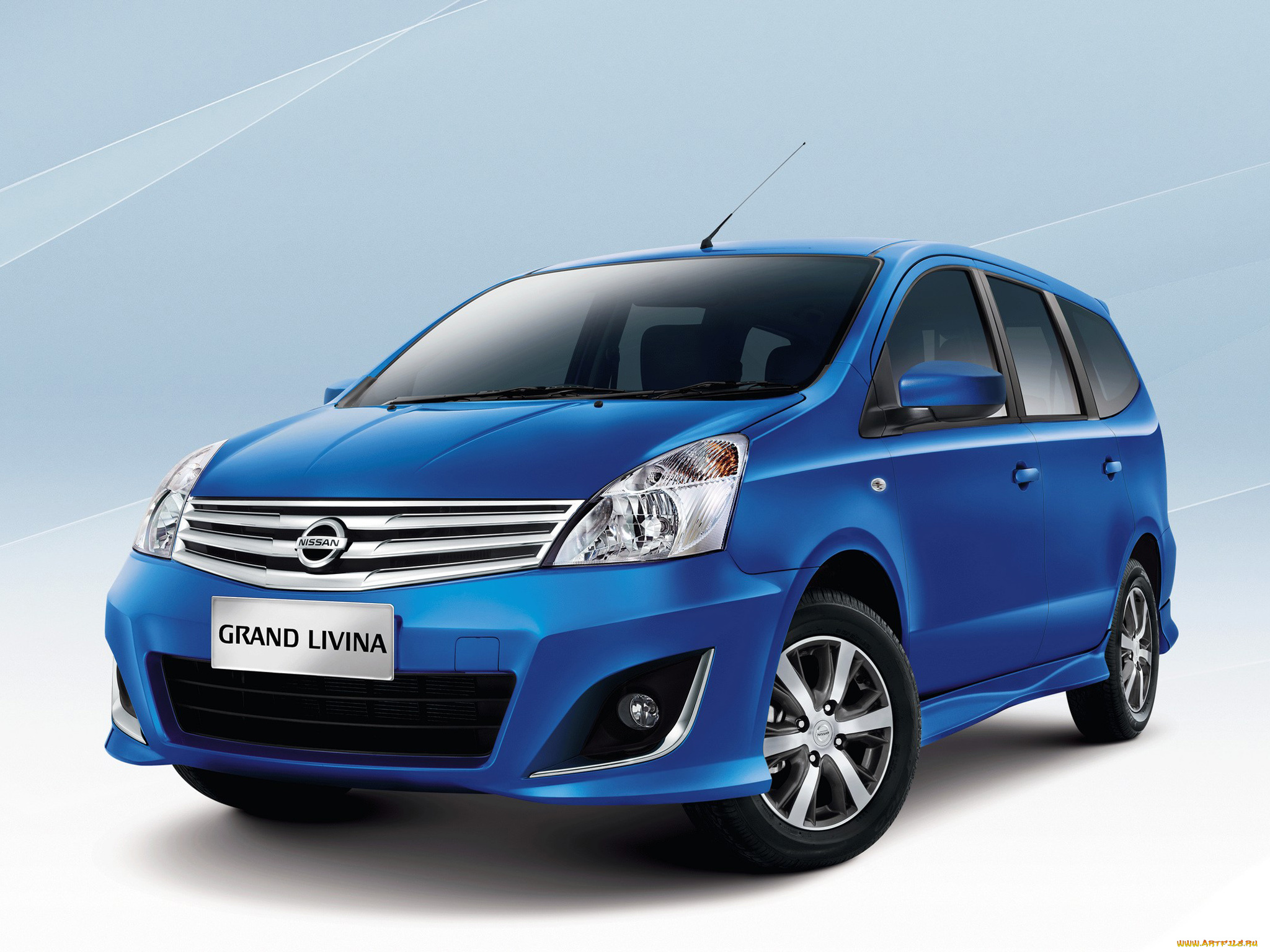 автомобили, nissan, datsun, autech, синий, 2013г, grand, livina