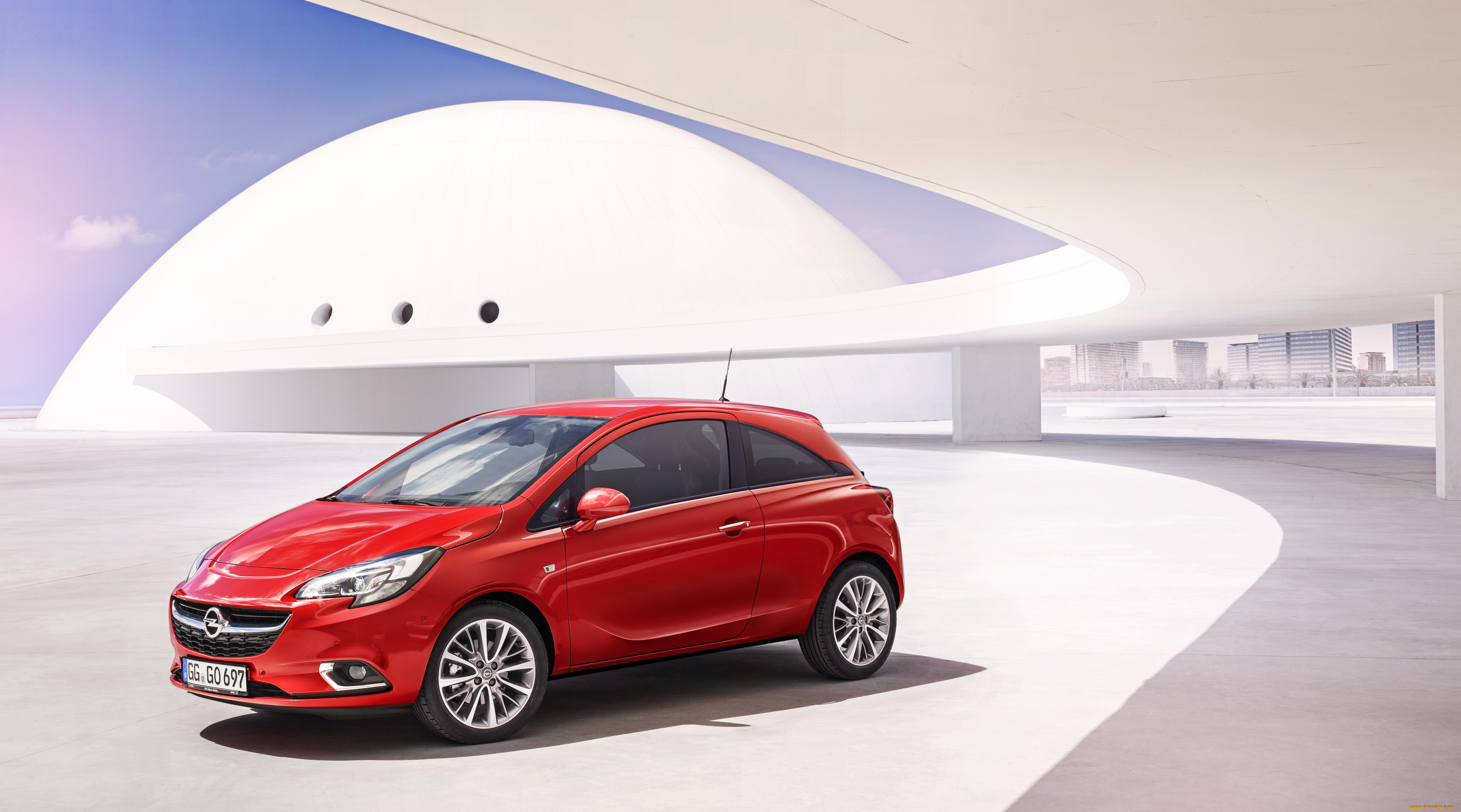2015, opel, corsa, автомобили, opel, corsa, красный
