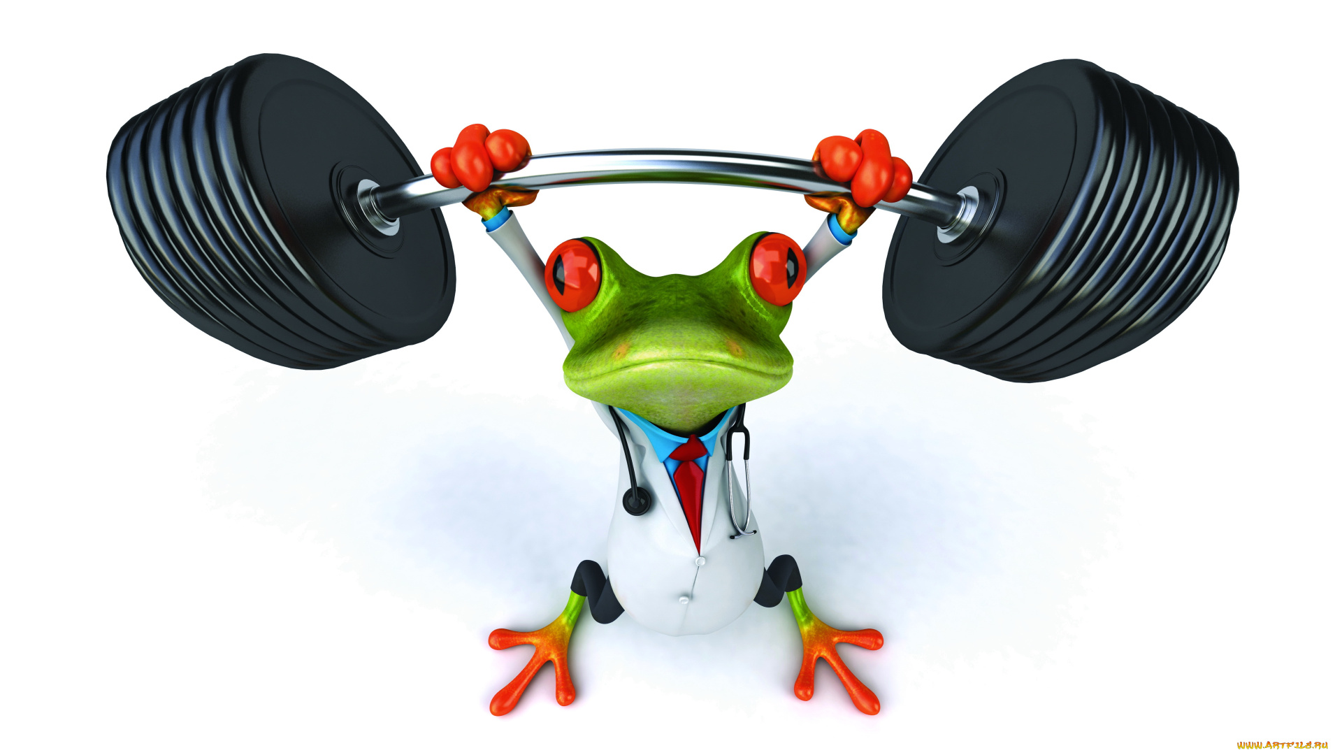 3д, графика, юмор, , humor, prince, лягушка, frog, heart, love, funny