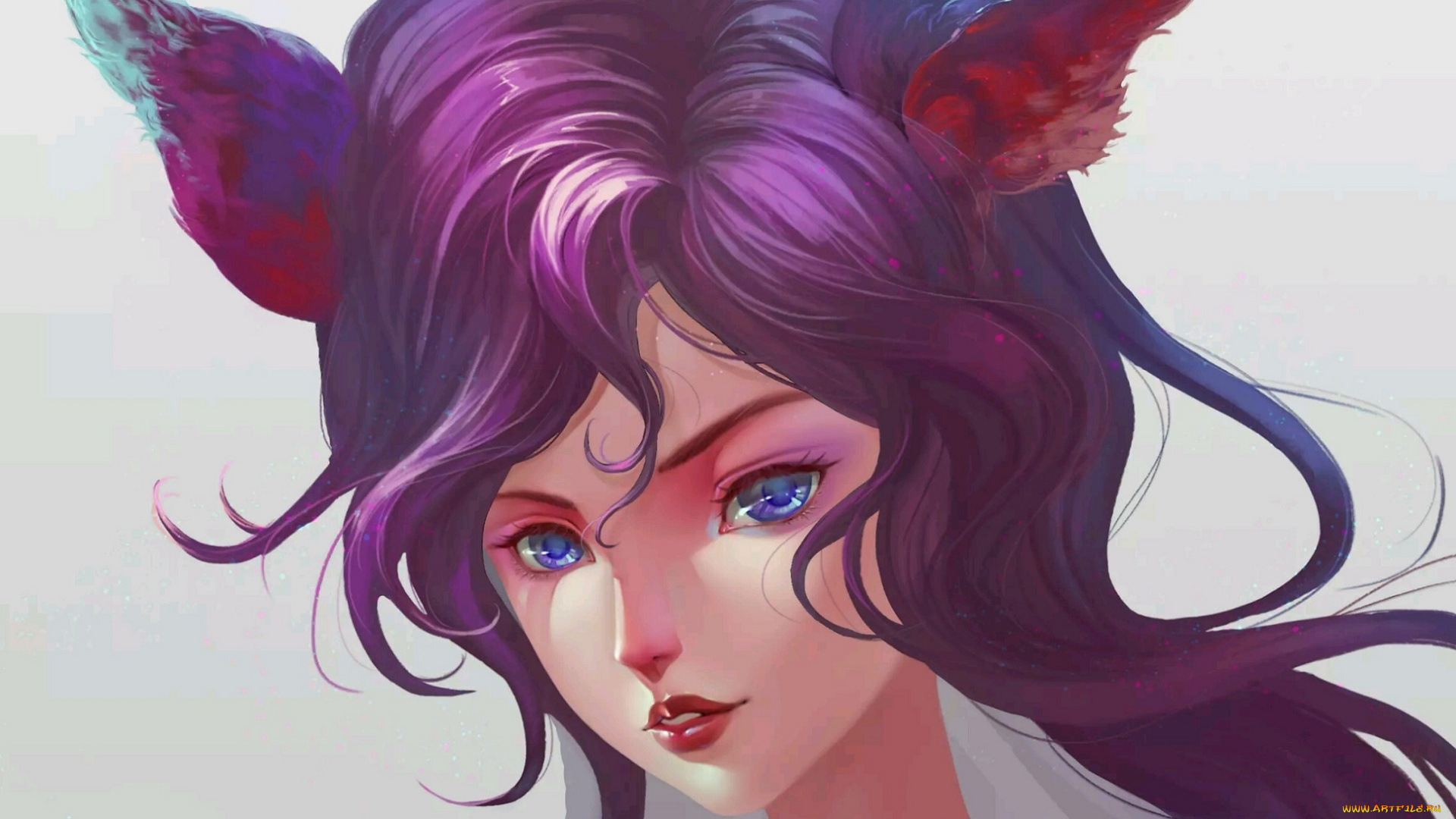 фэнтези, существа, kailin90, девушка, лицо, уши, арт