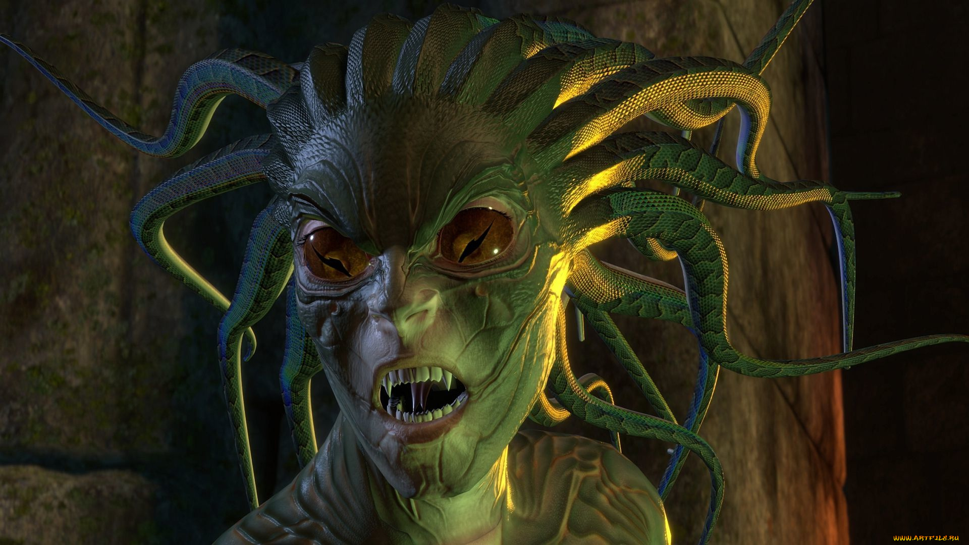 фэнтези, существа, медуза