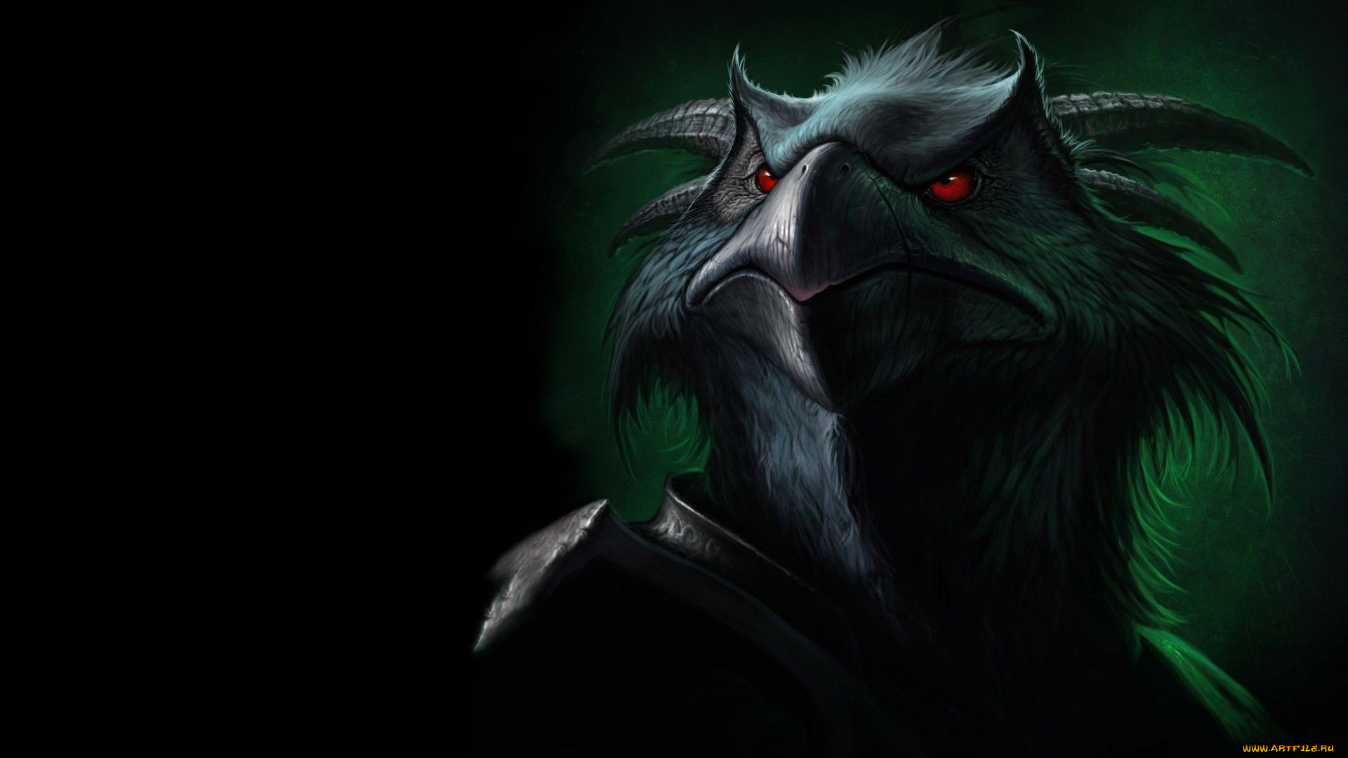 фэнтези, существа, птица, клюв