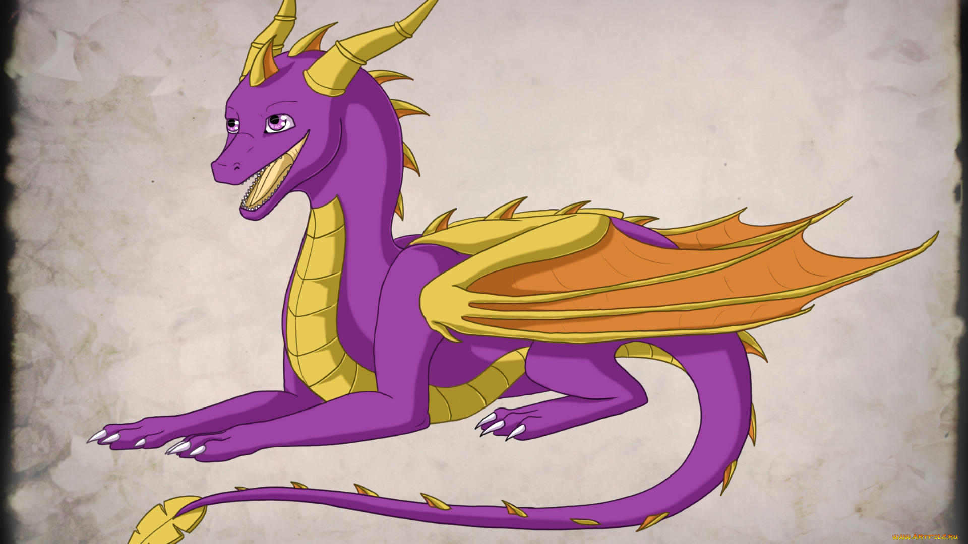 векторная, графика, другое, , other, spyro, дракон, фон