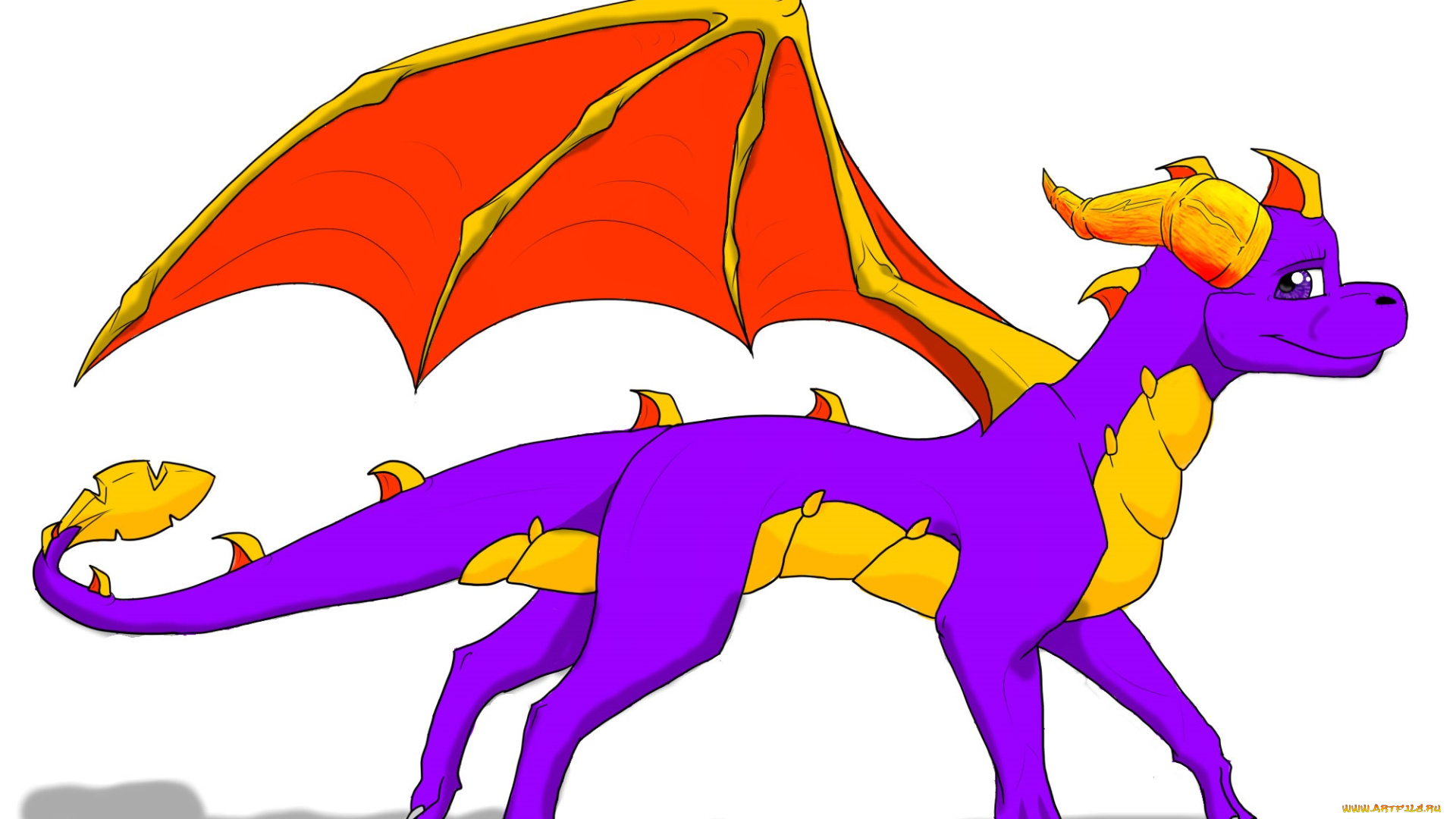 векторная, графика, другое, , other, spyro, фон, дракон