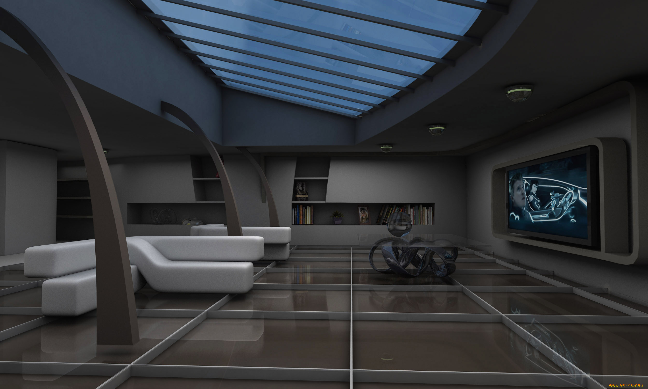3д, графика, реализм, , realism, интерьер, стол, диваны