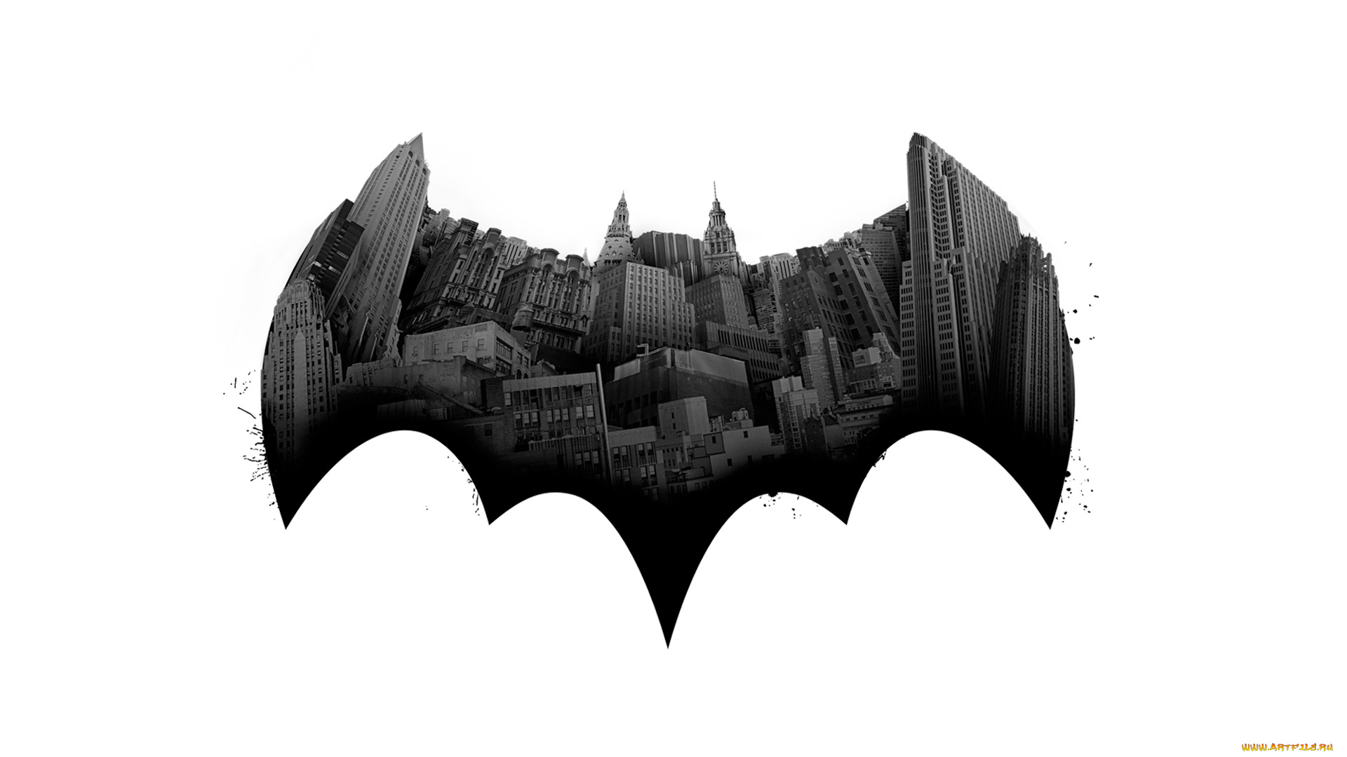 batman, –, the, telltale, видео, игры, batman, , the, telltale, series, фон, логотип