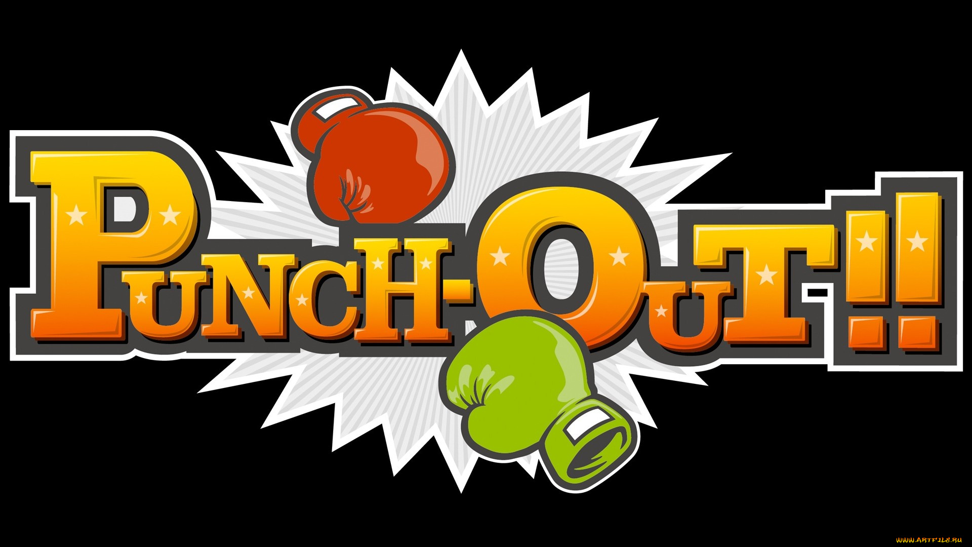 punch-out, видео, игры, взгляд, мужчина, фон