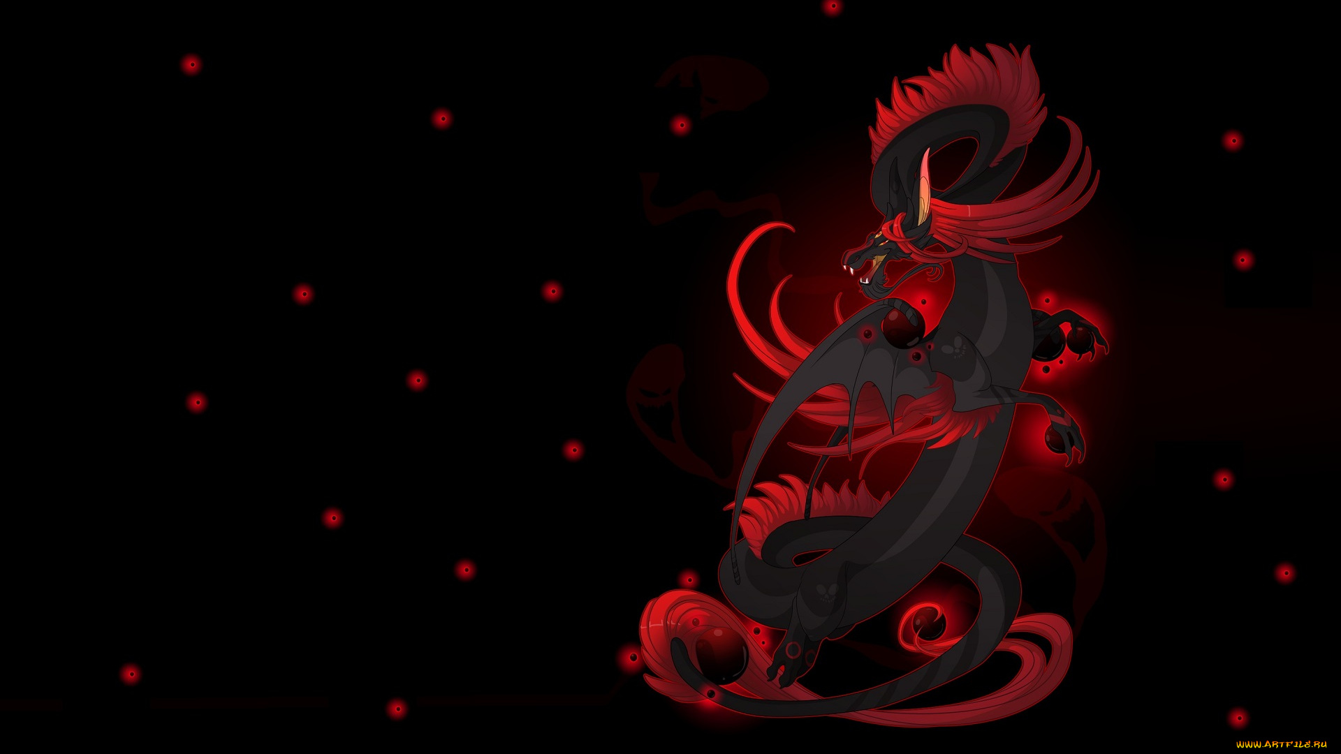 рисованное, животные, , сказочные, , мифические, дракон