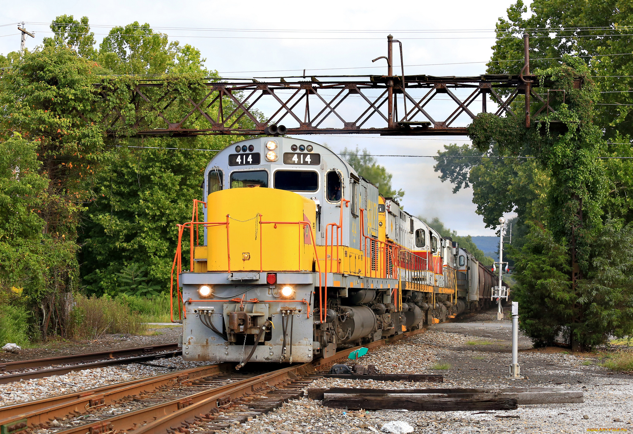 техника, поезда, рельсы, локомотив, состав