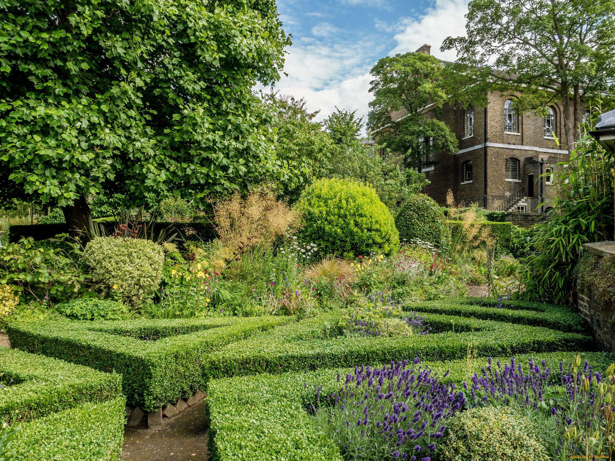 города, -, пейзажи, парк, особняк