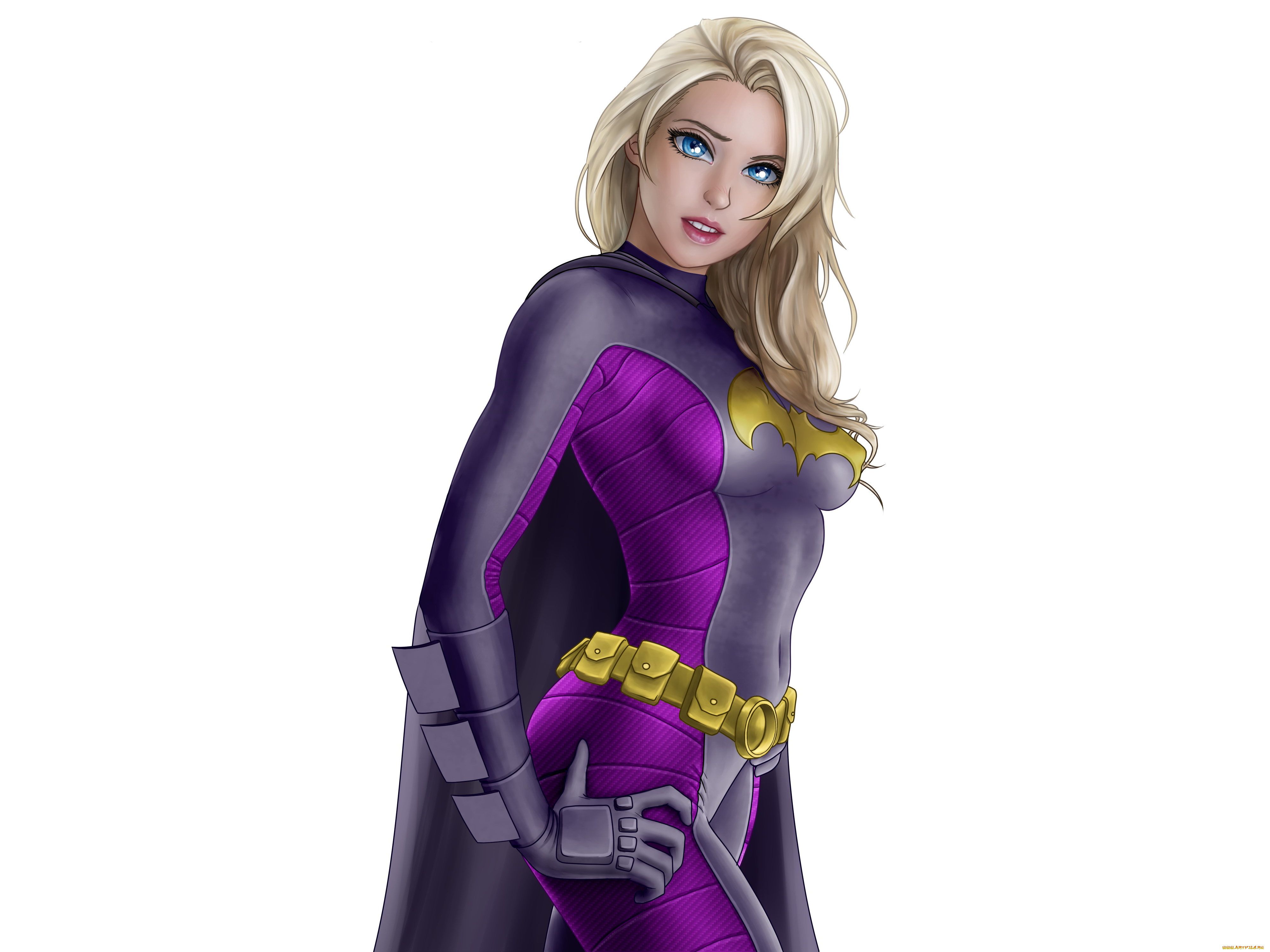 рисованное, комиксы, униформа, фон, взгляд, девушка