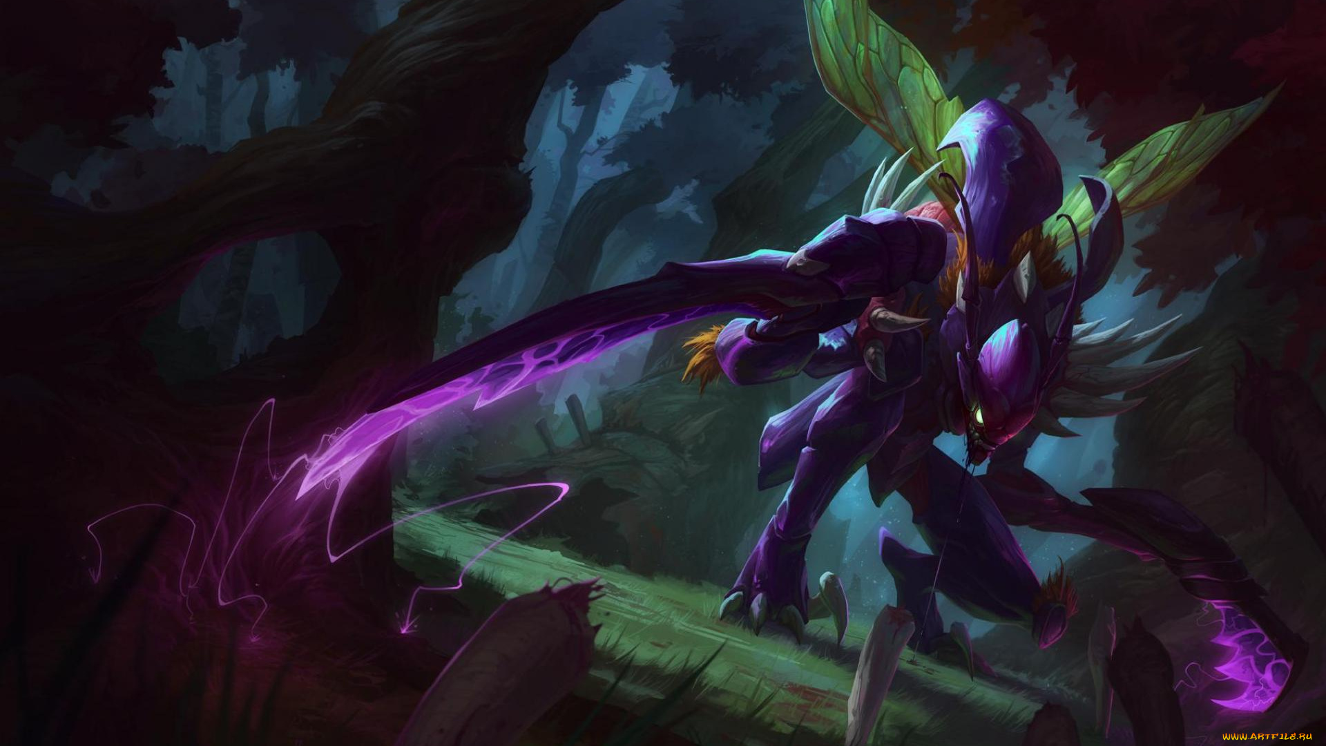 фэнтези, существа, чудовище, монстр, лес