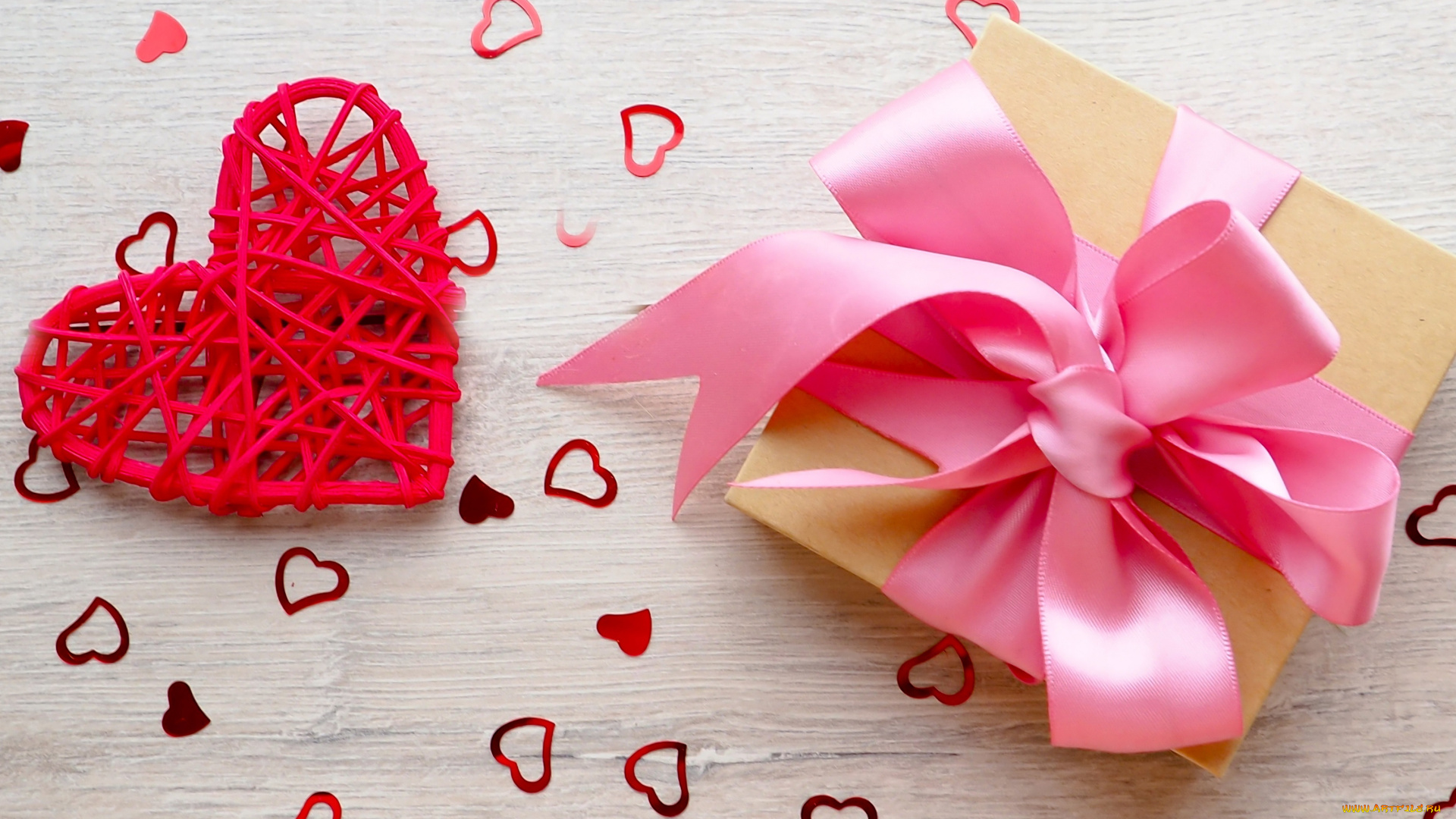 праздничные, подарки, и, коробочки, подарок, цветы, бант, коробка