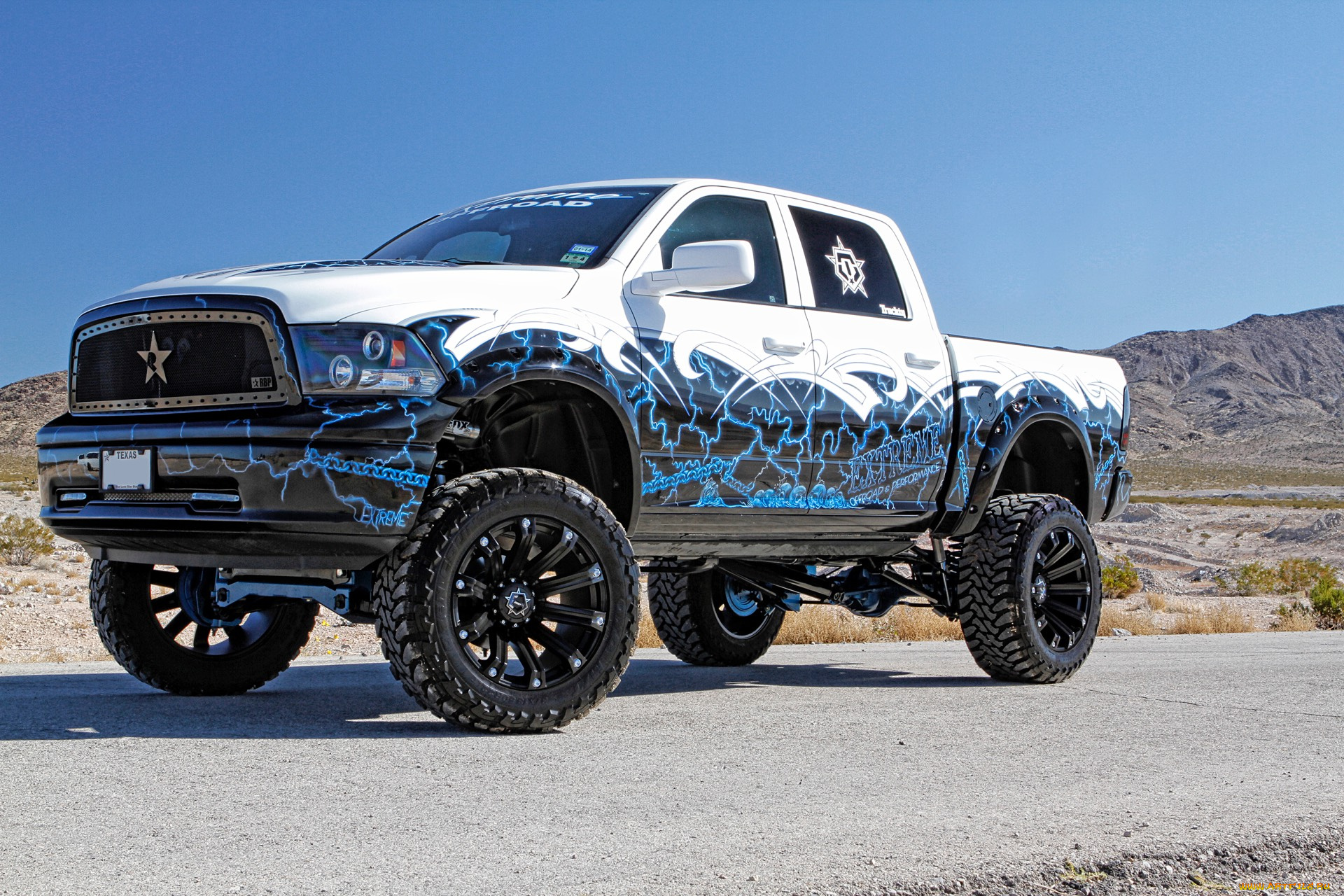 автомобили, custom, pick-up, dodge