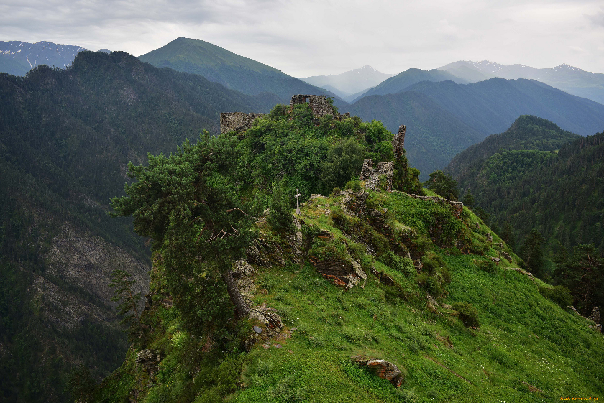 природа, горы, простор