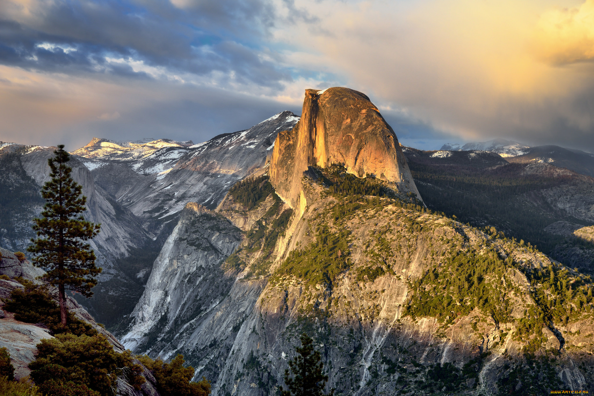 природа, горы, простор