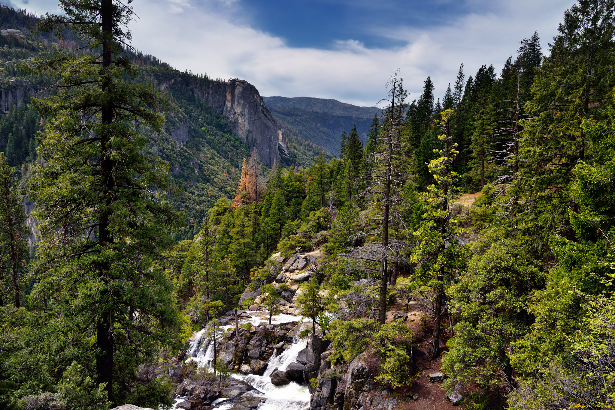 природа, горы, простор