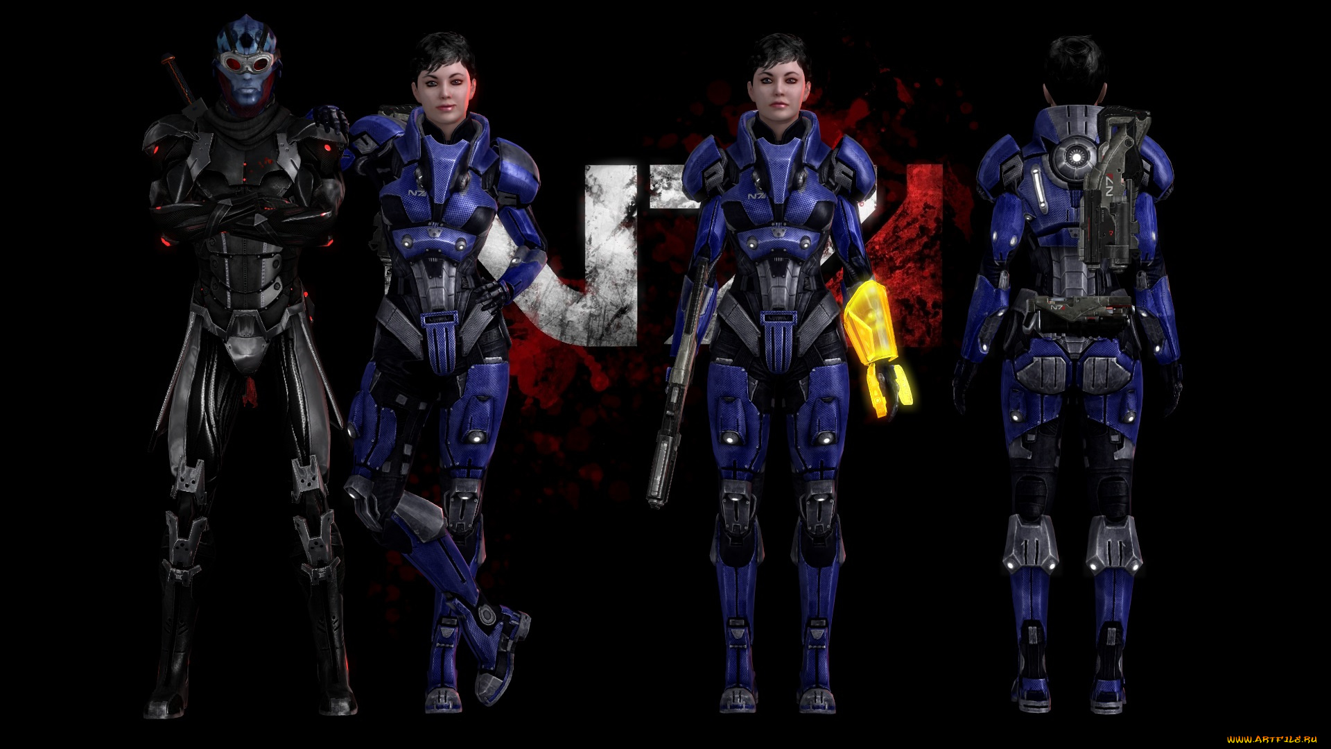 3д, графика, фантазия, , fantasy, взгляд, девушки, фон