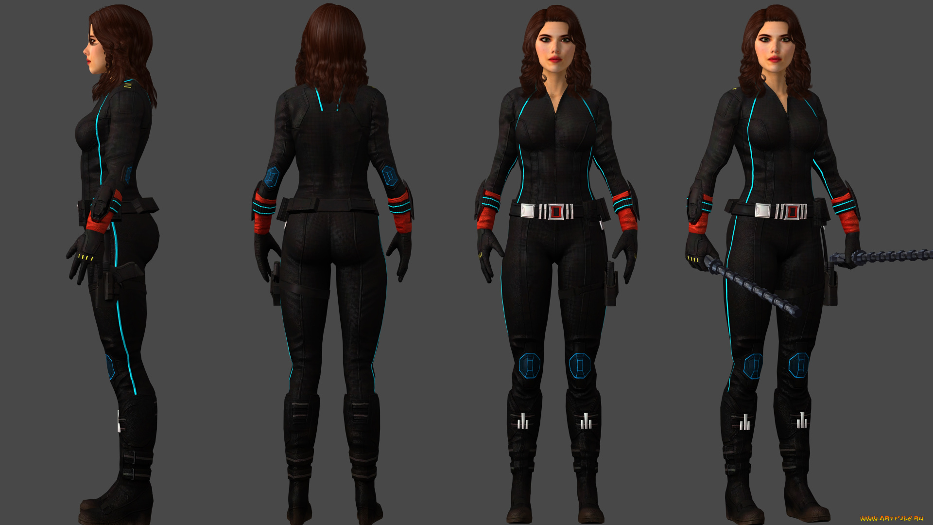 3д, графика, фантазия, , fantasy, взгляд, девушки, фон