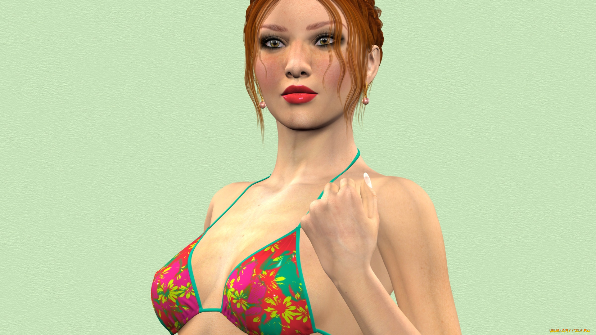 3д, графика, люди, , people, фон, взгляд, девушка