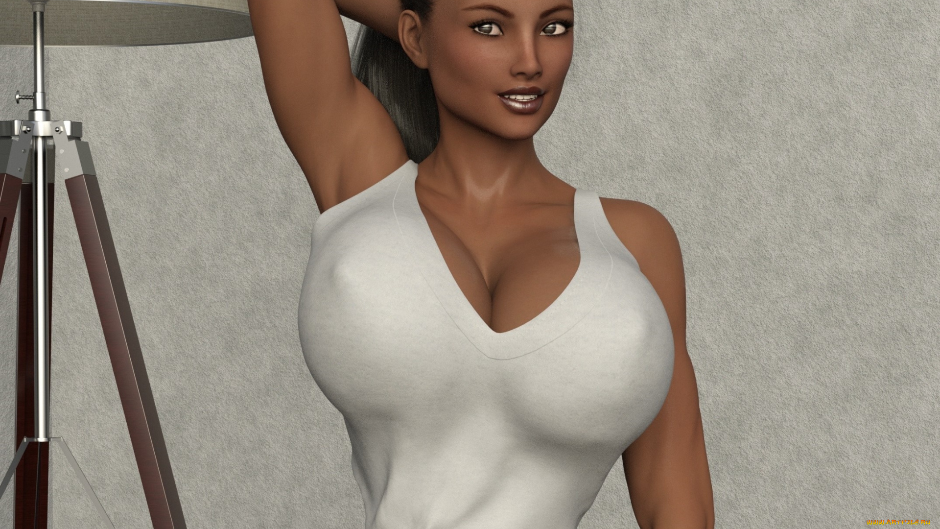 3д, графика, люди, , people, взгляд, девушка, фон