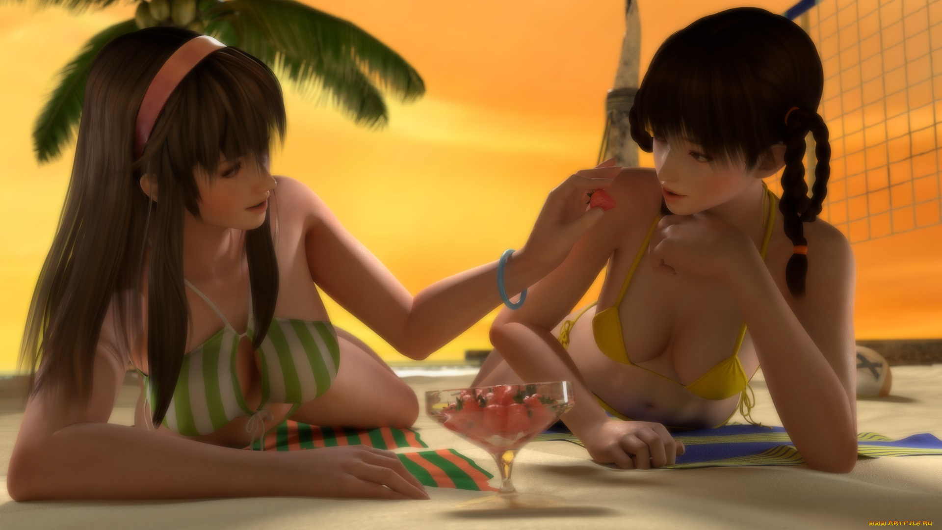 3д, графика, люди, , people, взгляд, девушки, фон