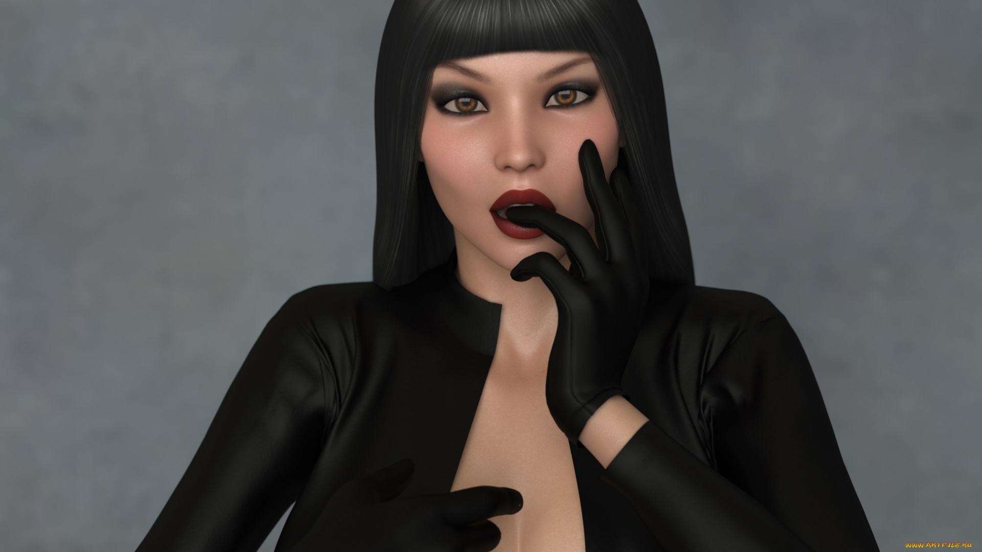 3д, графика, люди, , people, девушка, взгляд, фон