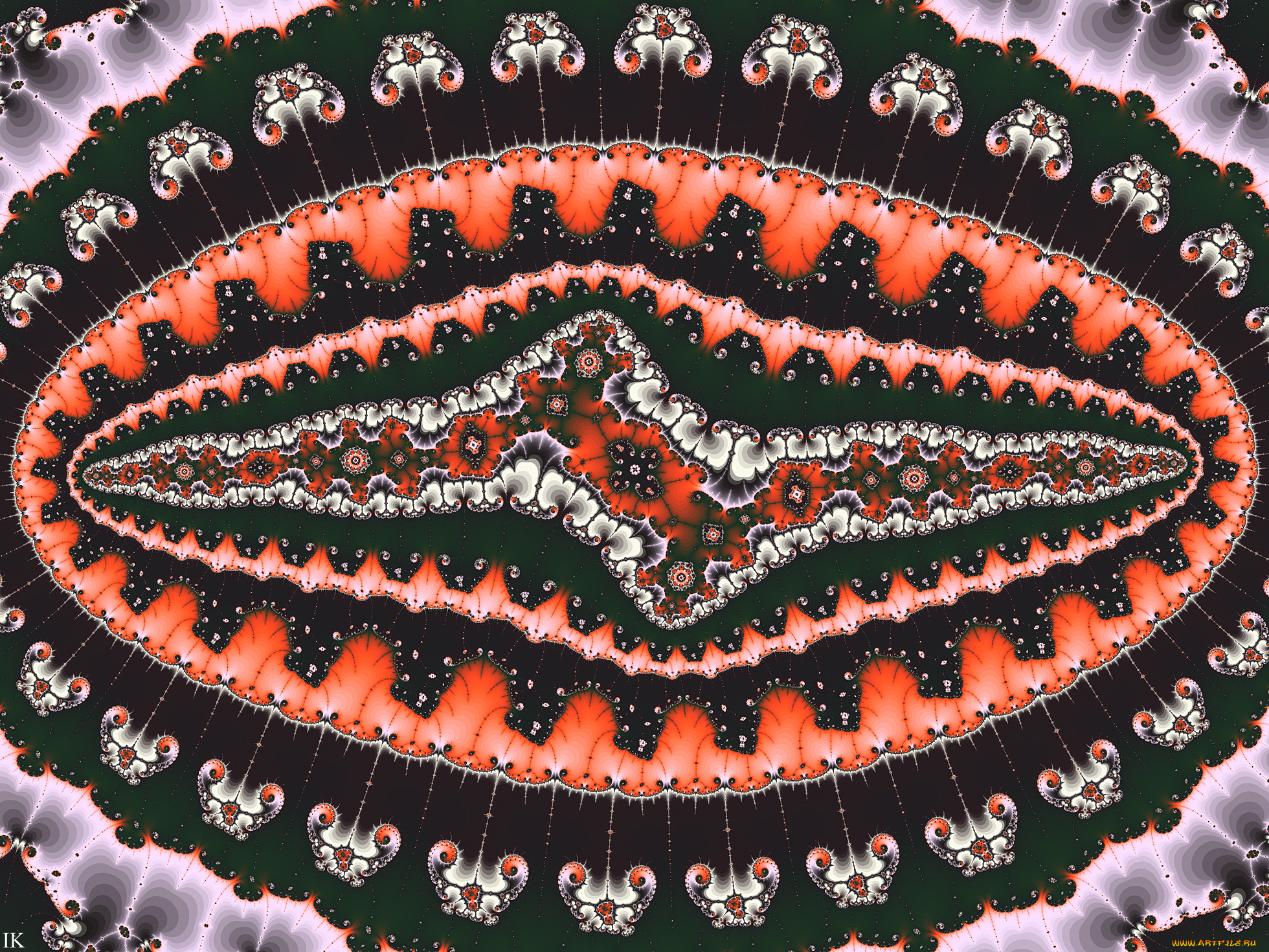 3д, графика, фракталы, , fractal, цвет, фон, узор