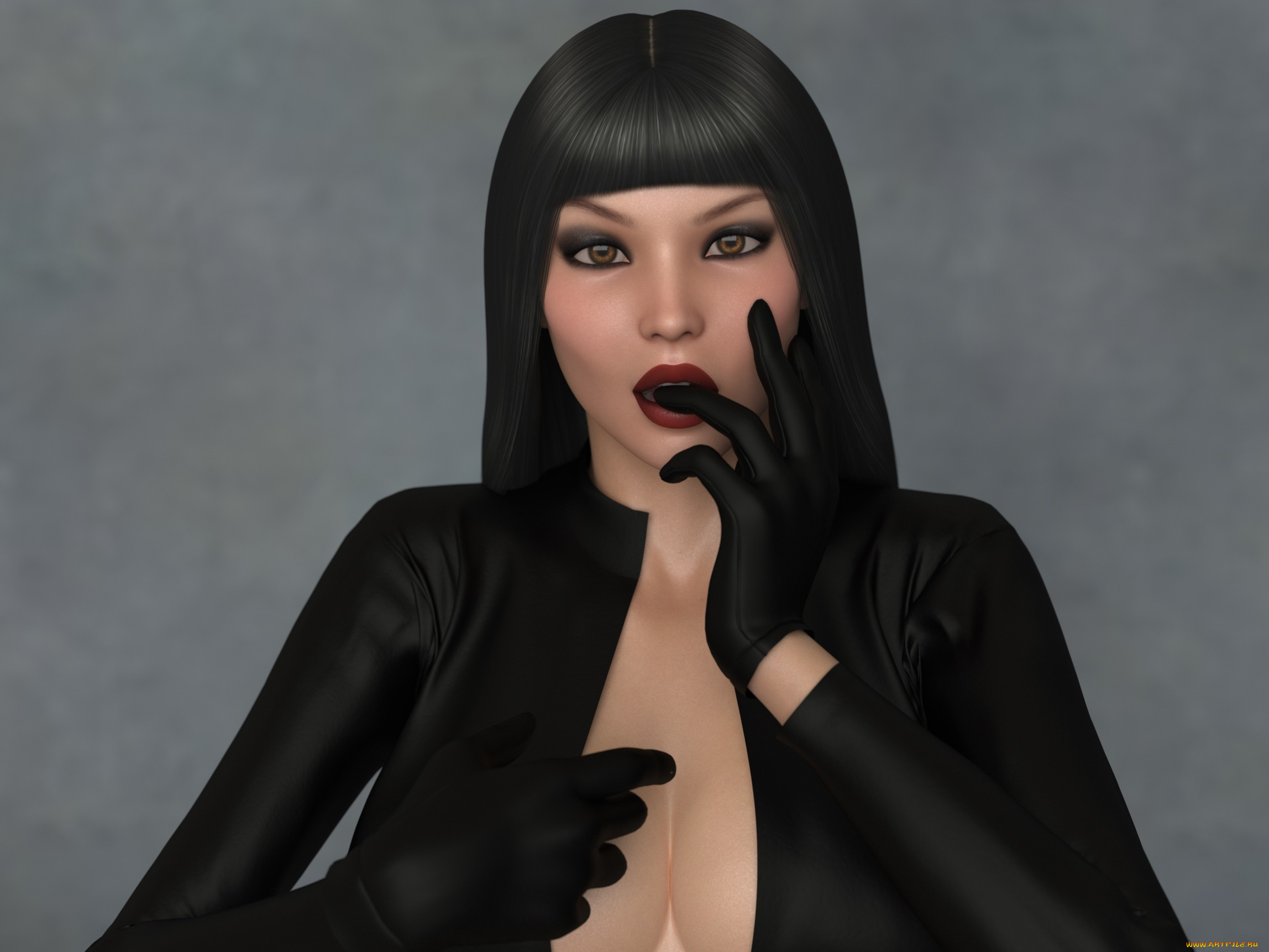 3д, графика, люди, , people, девушка, взгляд, фон