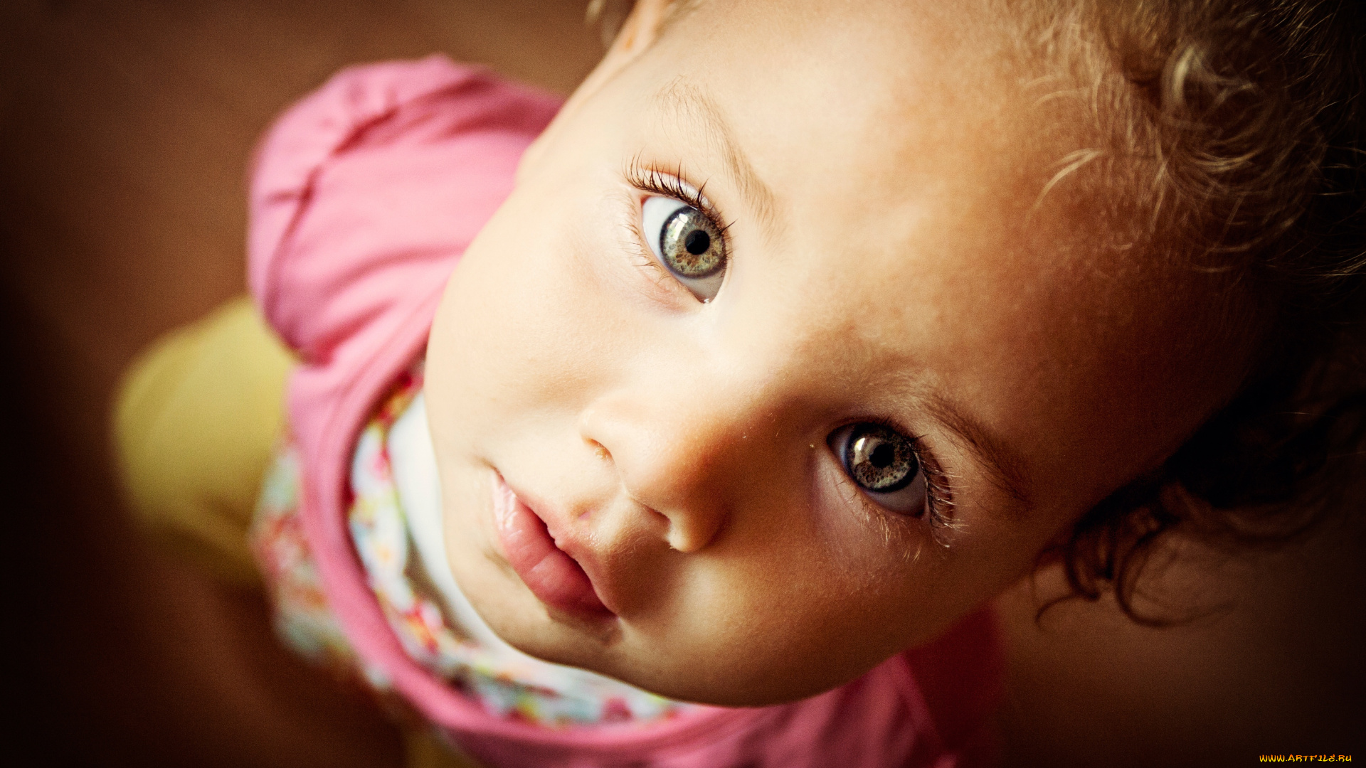 разное, дети, девочка, взгляд, ракурс