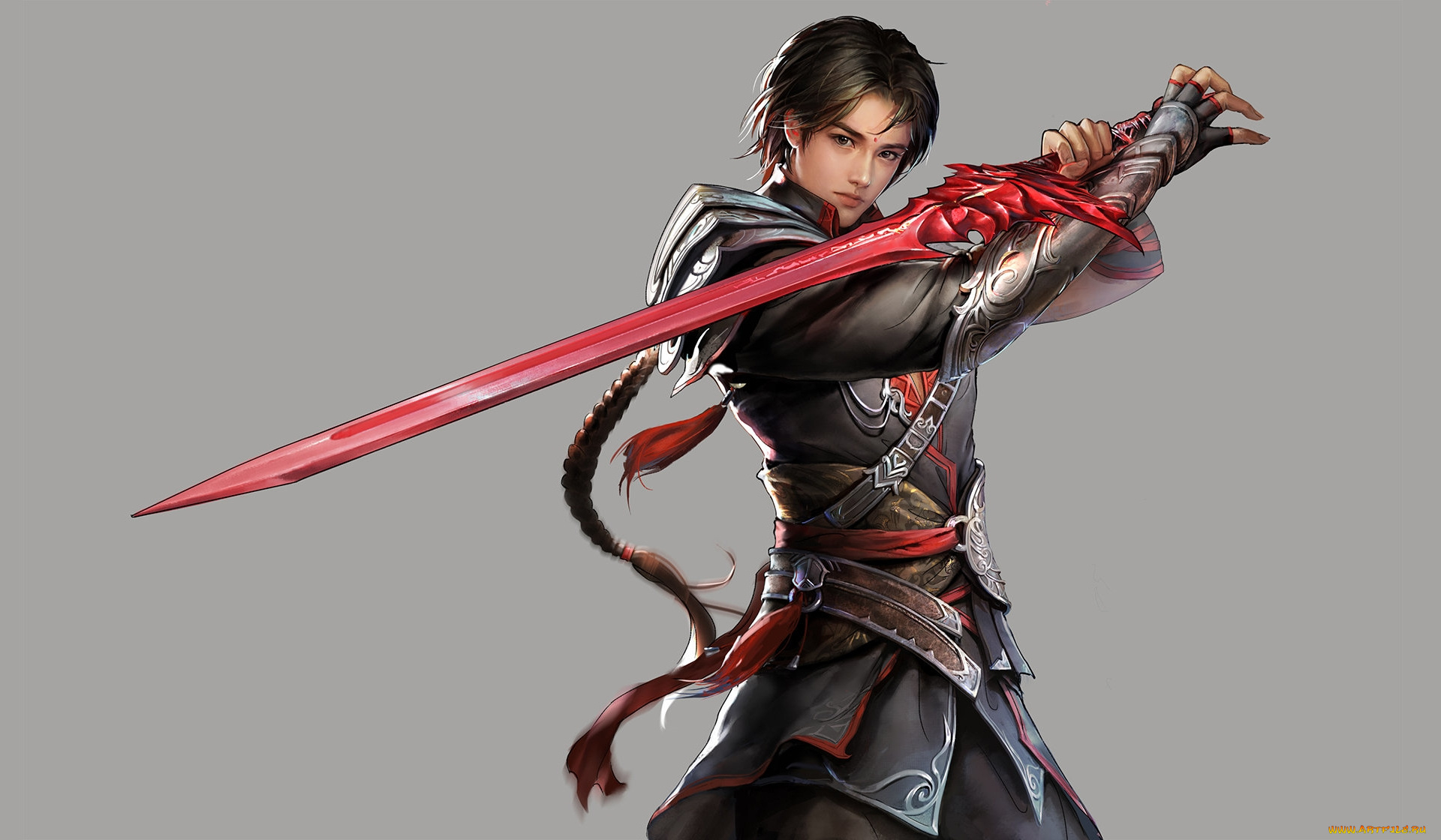 фэнтези, люди, парень