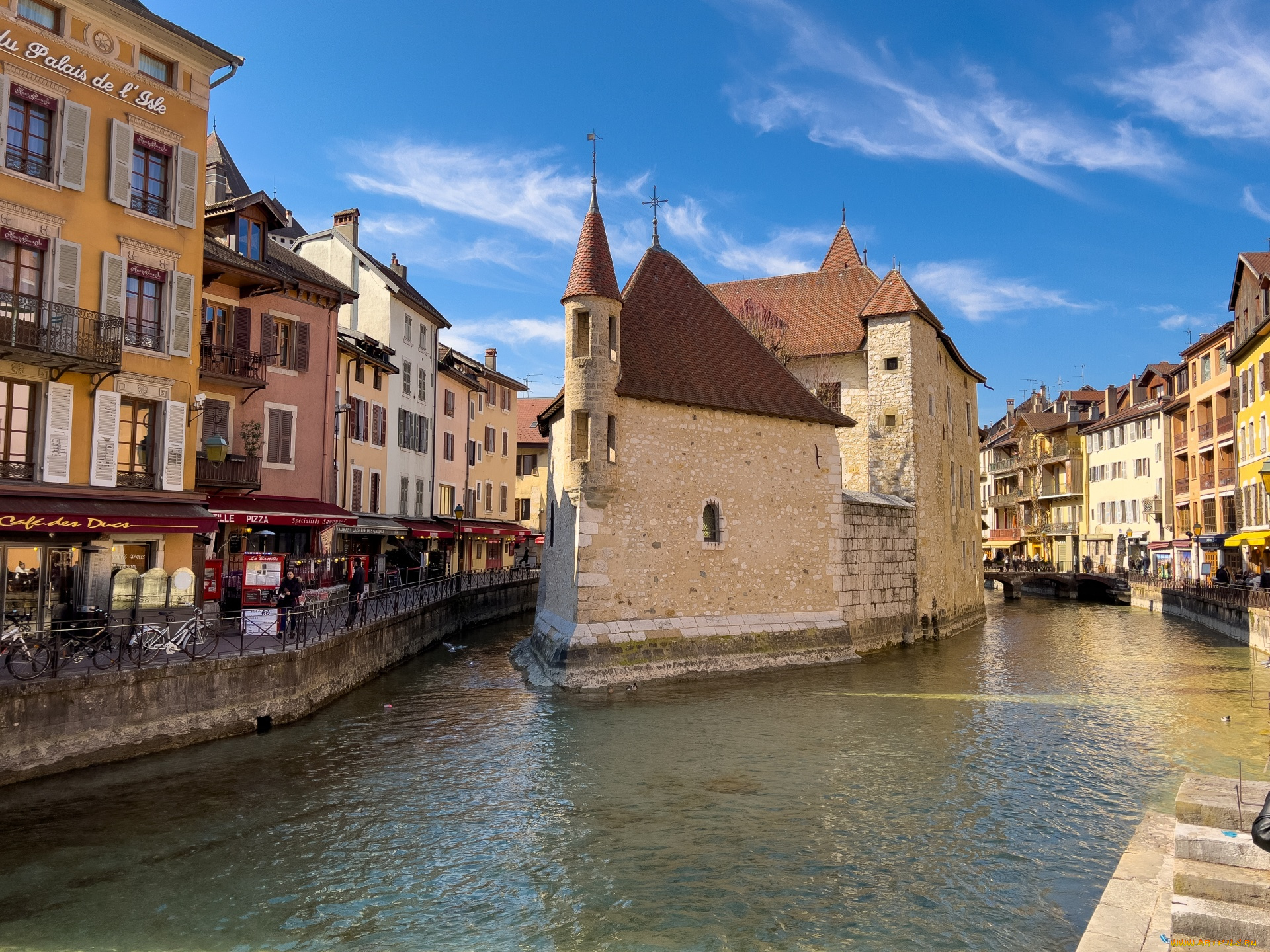 annecy, france, города, -, улицы, , площади, , набережные