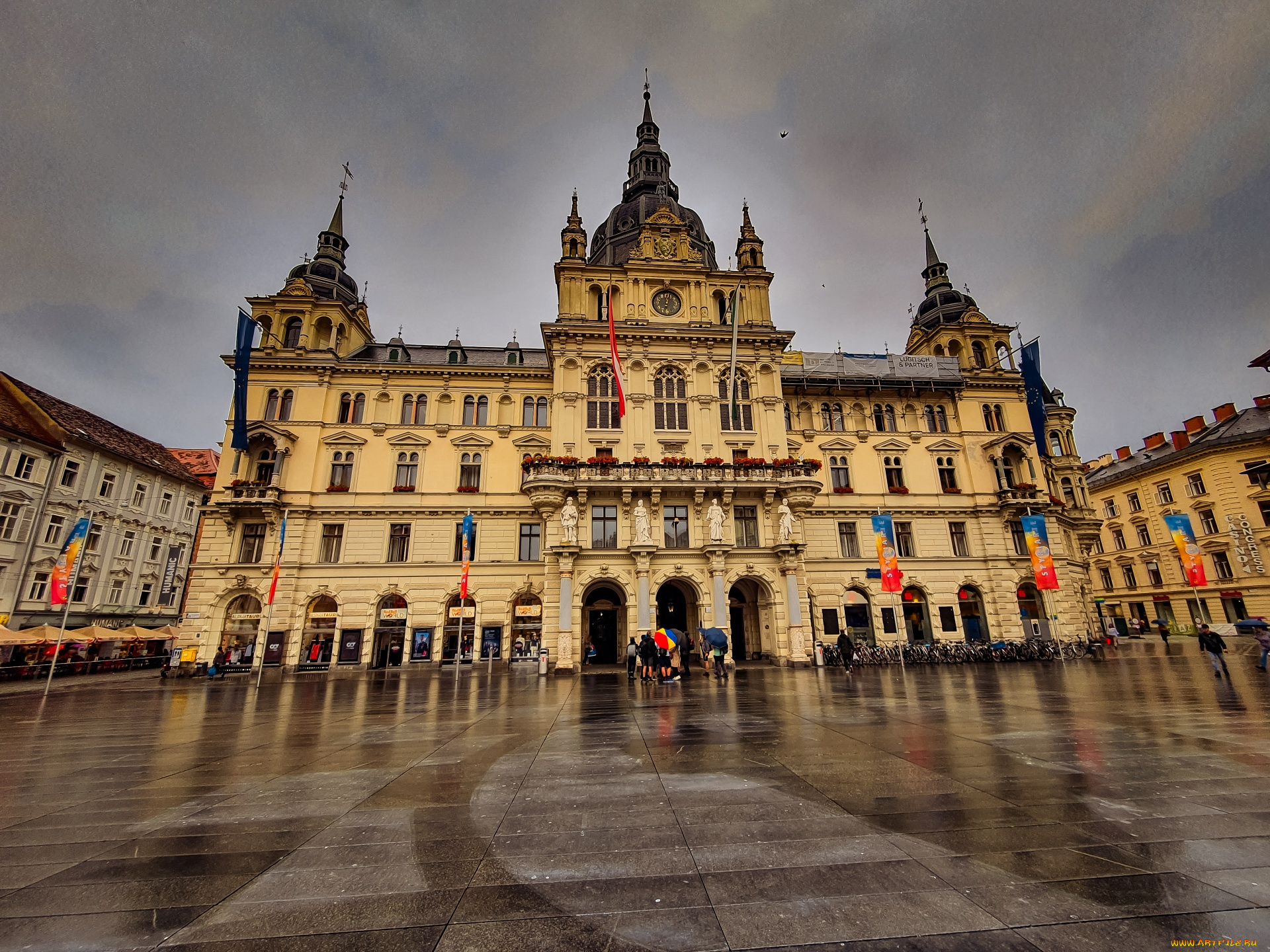 graz, austria, города, -, улицы, , площади, , набережные